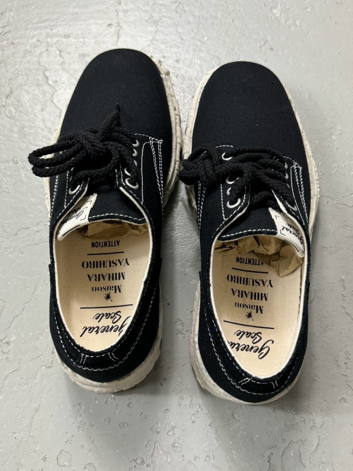 Maison MIHARA YASUHIRO MAISON MIHARA YASUHIRO Black Vintage Like Derbys Size US 7 / EU 40 - 12 Thumbnail