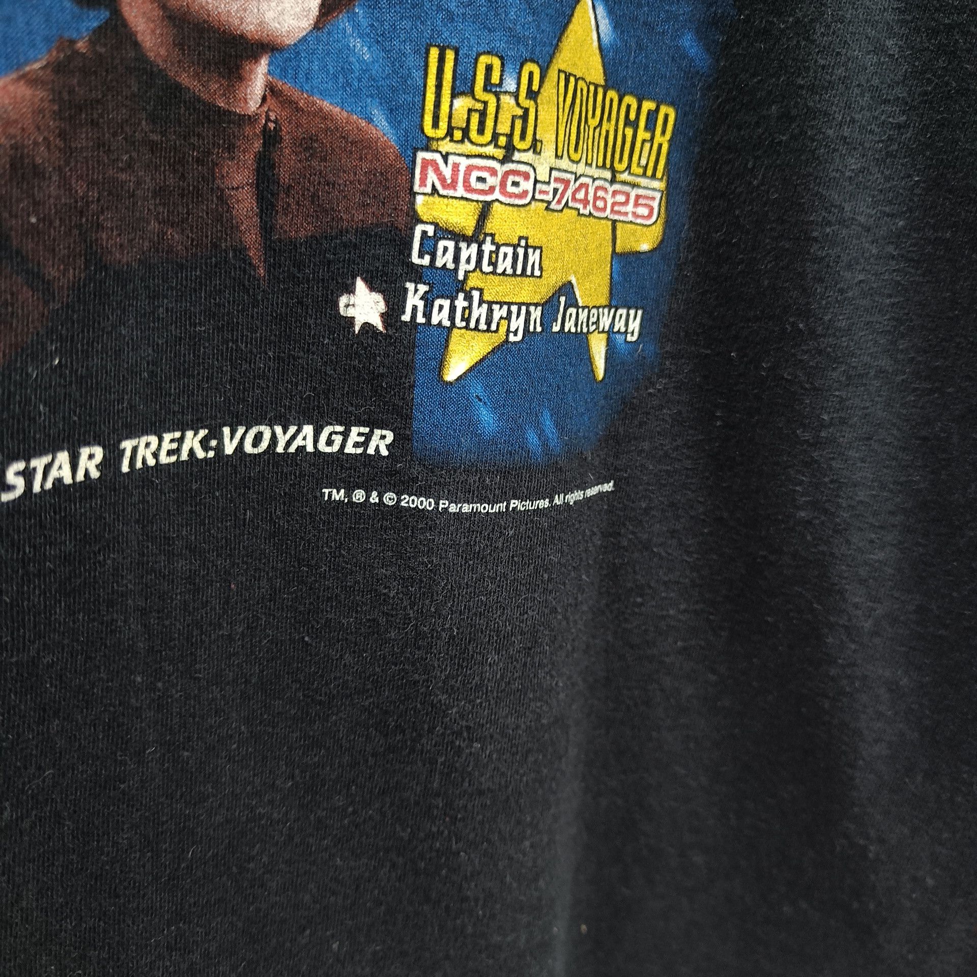Other 2000 Star Trek Voyager Seven of Nine T-Shirt tee shirt 90s Size US XL / EU 56 / 4 - 3 Thumbnail