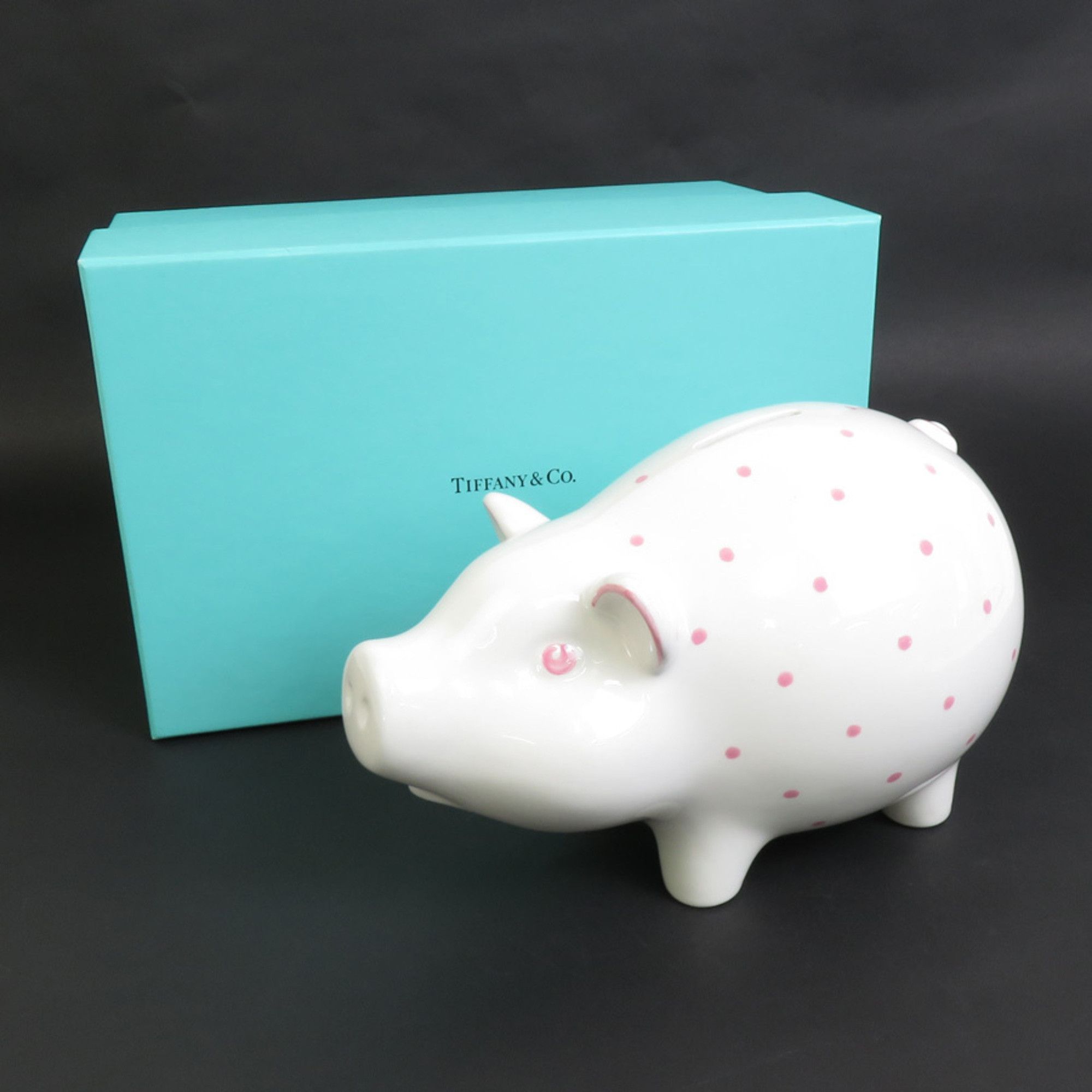 Bank Blue TIFFANY AND CO. Ceramic Piggy Bank | Grandview