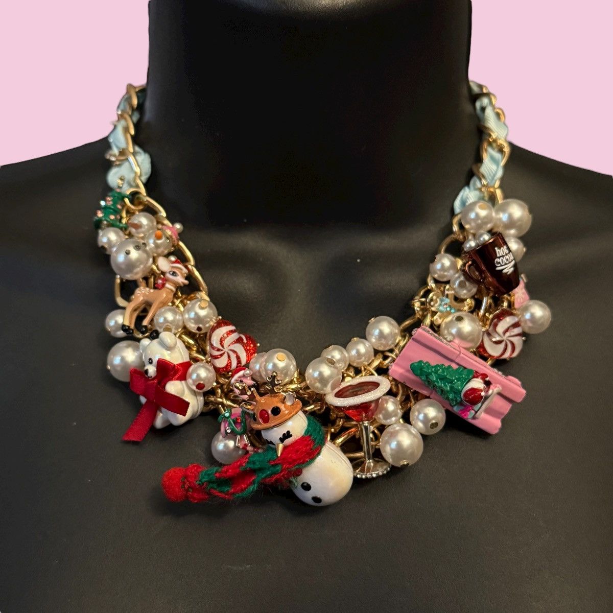 Betsey Johnson Betsy Johnson Christmas Jingle Bell charm collar necklace Size ONE SIZE - 1 Thumbnail