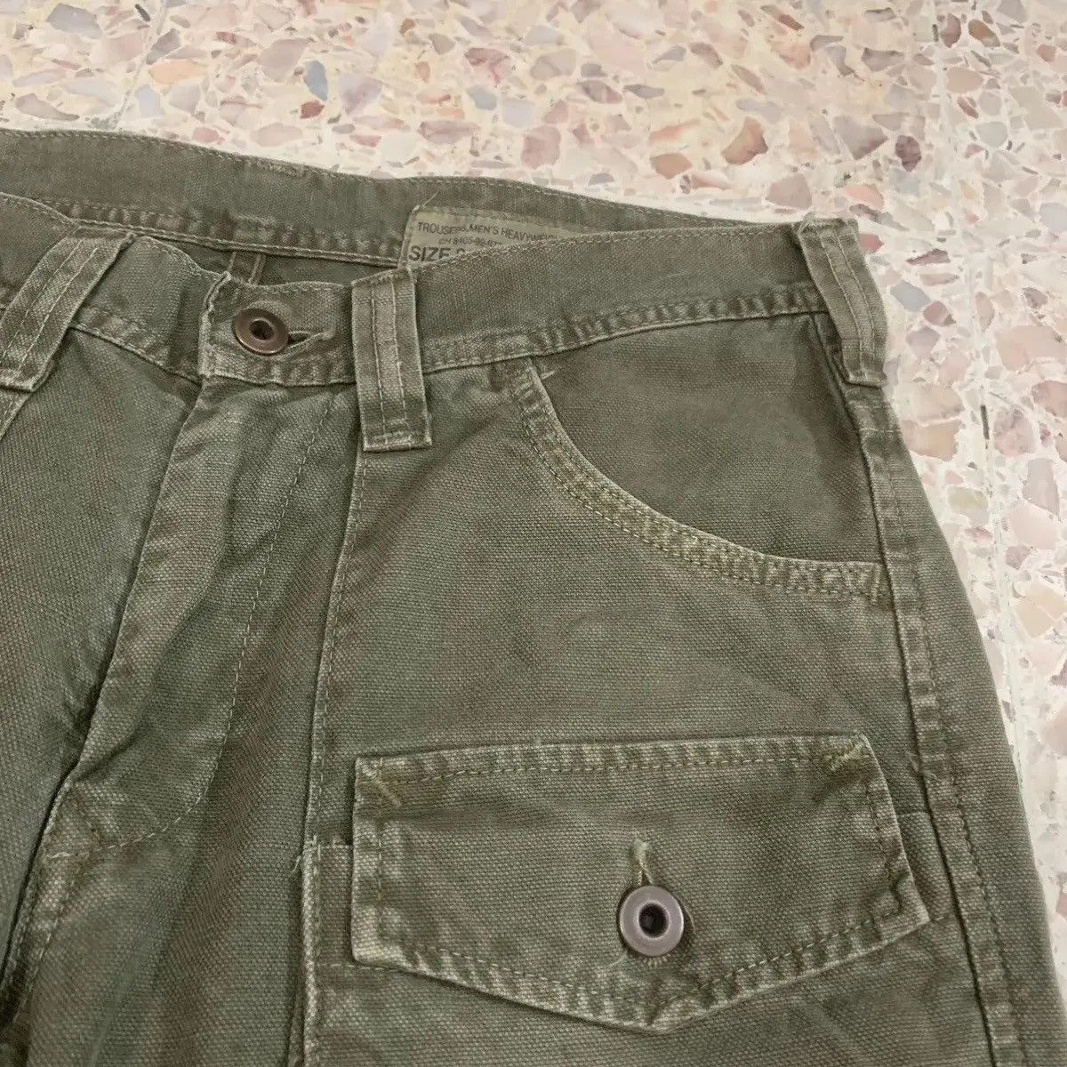 If Six Was Nine Duck Canvas Rugged Trousers Japanese Vintage Faded Bush Pant Size US 30 / EU 46 - 6 Thumbnail