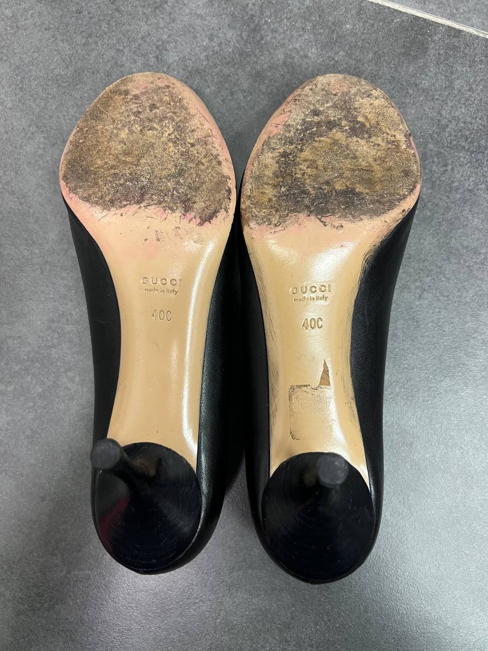 Gucci Gucci GG Soho Logo Leather Pump Heels Size US 10 / IT 40 - 11 Thumbnail
