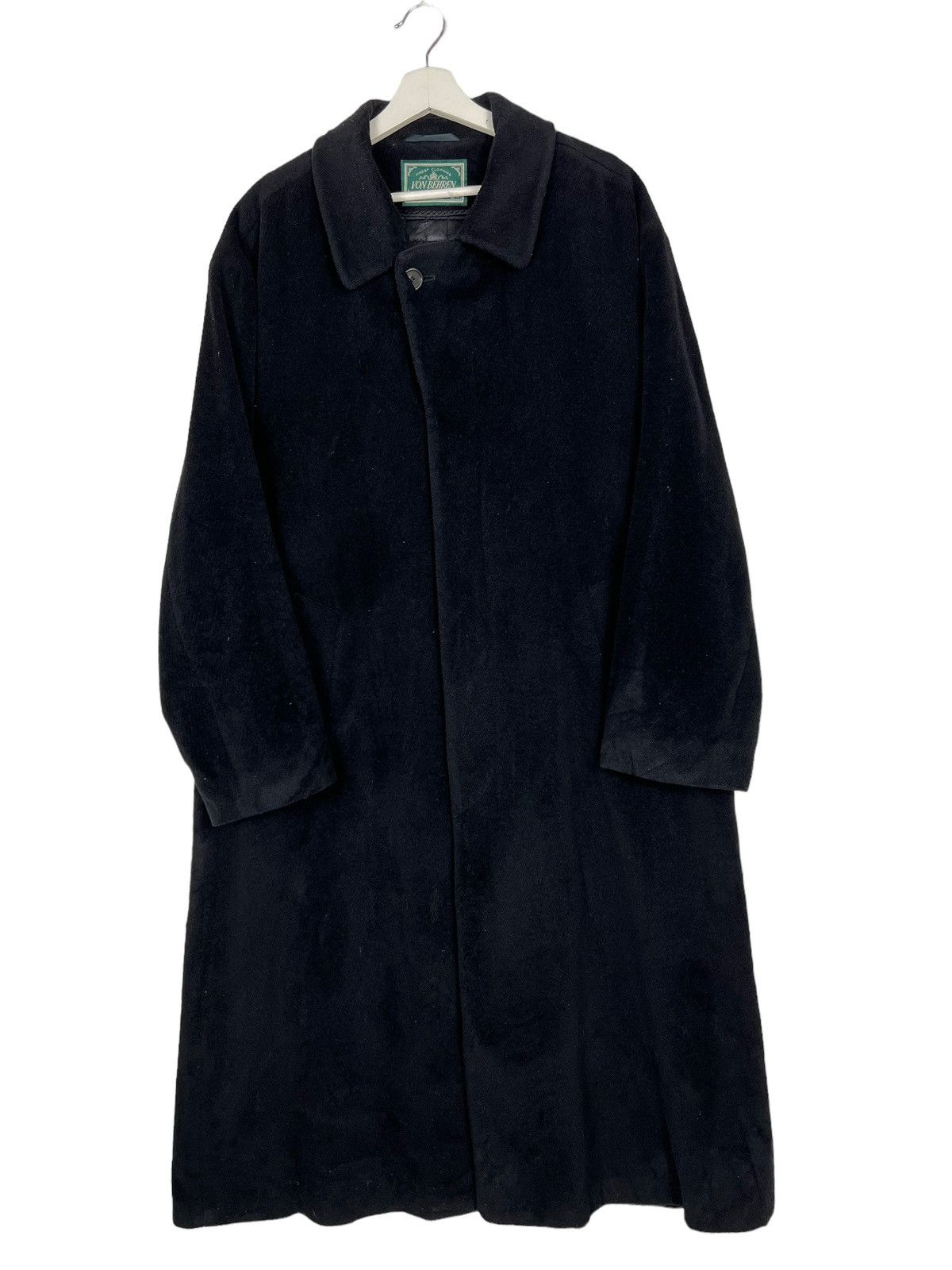 Autumn Cashmere 🔥 VON BEHREN SUPERFINE CASMERE & WOOL OVERCOAT MADE GERMANY Size US XL / EU 56 / 4 - 2 Thumbnail