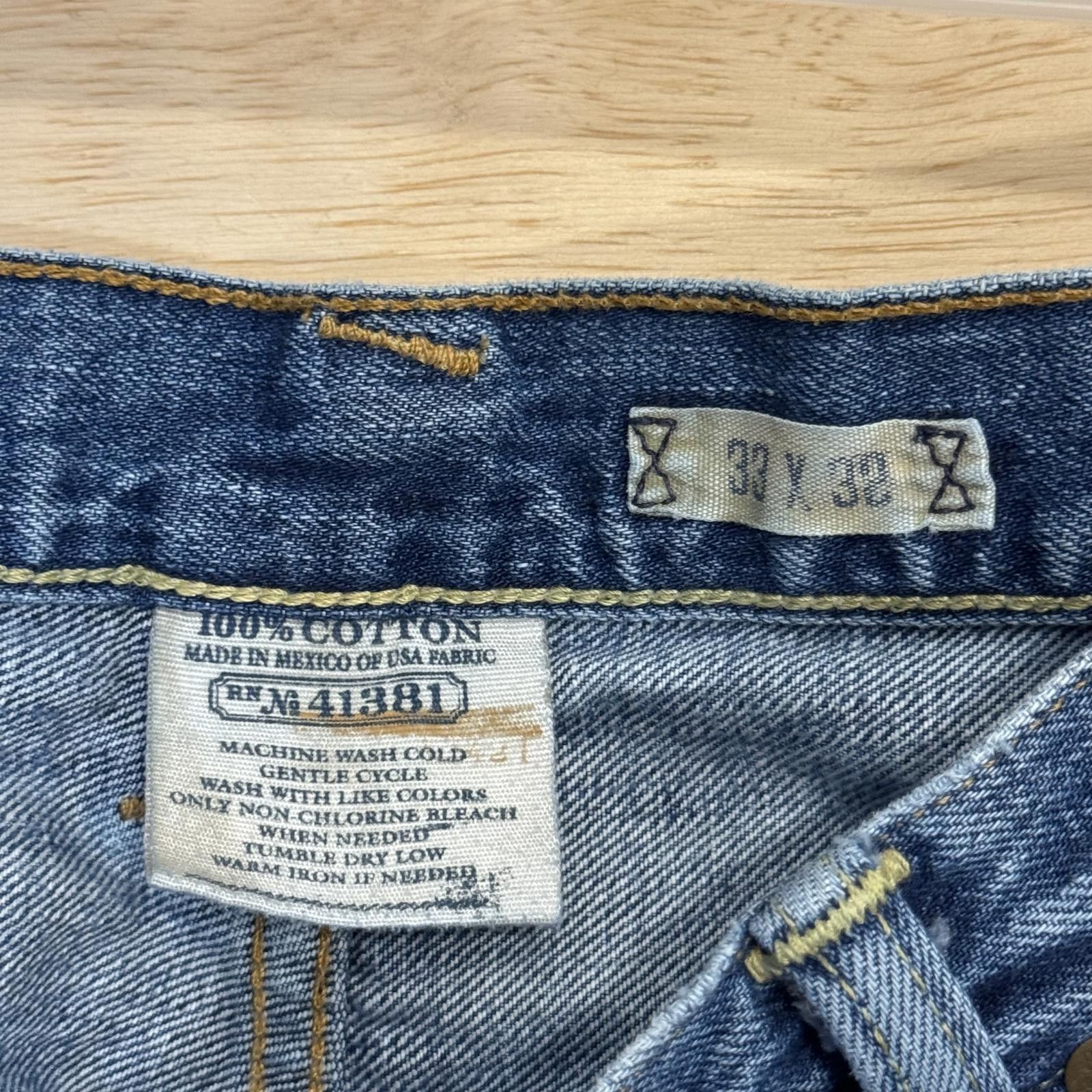 Polo Ralph Lauren Vintage Polo Ralph Lauren Jeans 15941 Classic Blue 33x32 Size US 33 - 6 Thumbnail