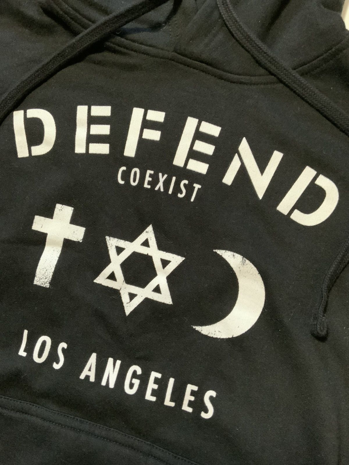 DEFEND PARIS Defend Paris Coexist Los Angeles Graphic Pullover Hoodie Size US XS / EU 42 / 0 - 5 Thumbnail