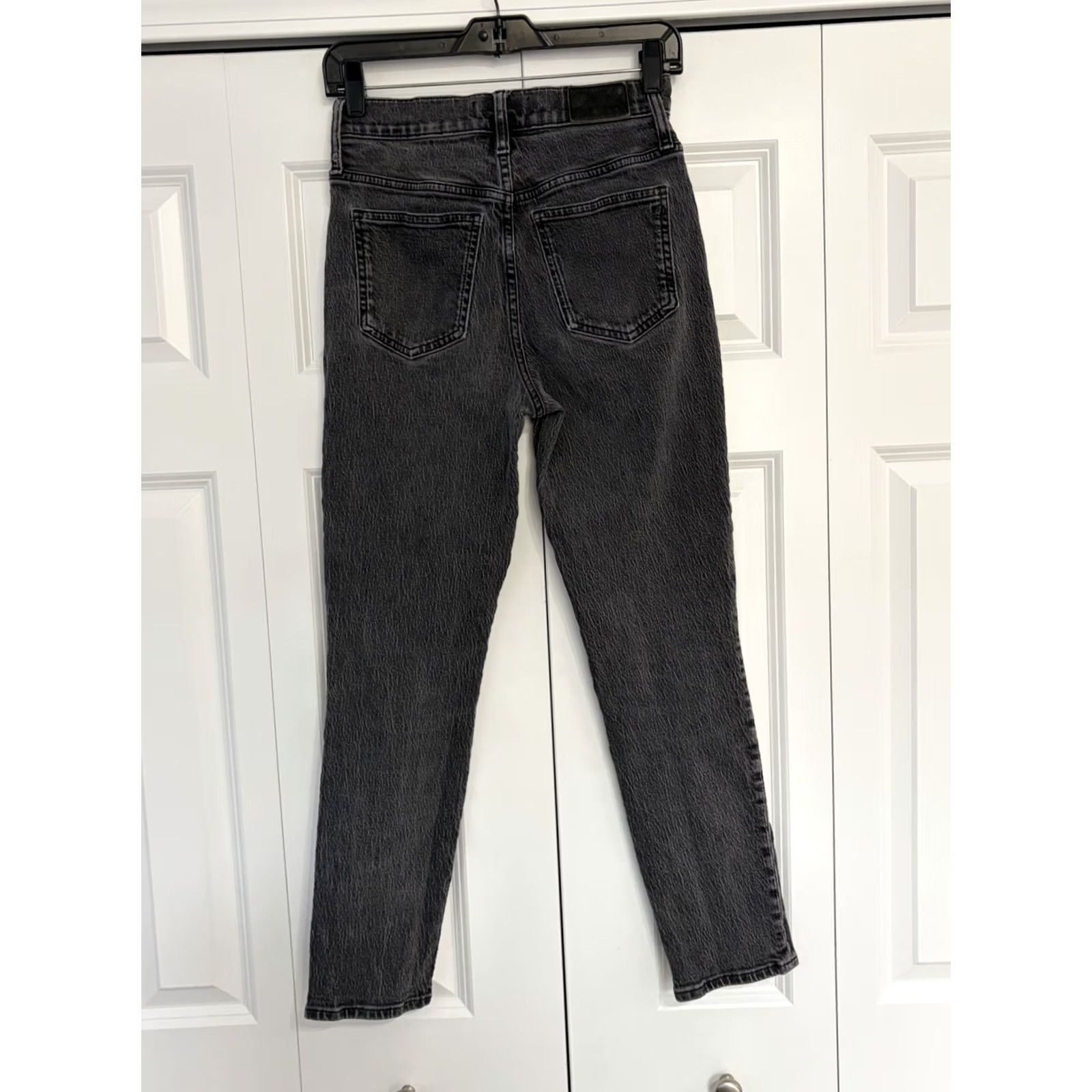 Madewell VINTAGE Madewell The Perfect Vintage Straight Jean Womens Gray High Rise Denim sz 25 Size 42" / US 20 - 2 Thumbnail