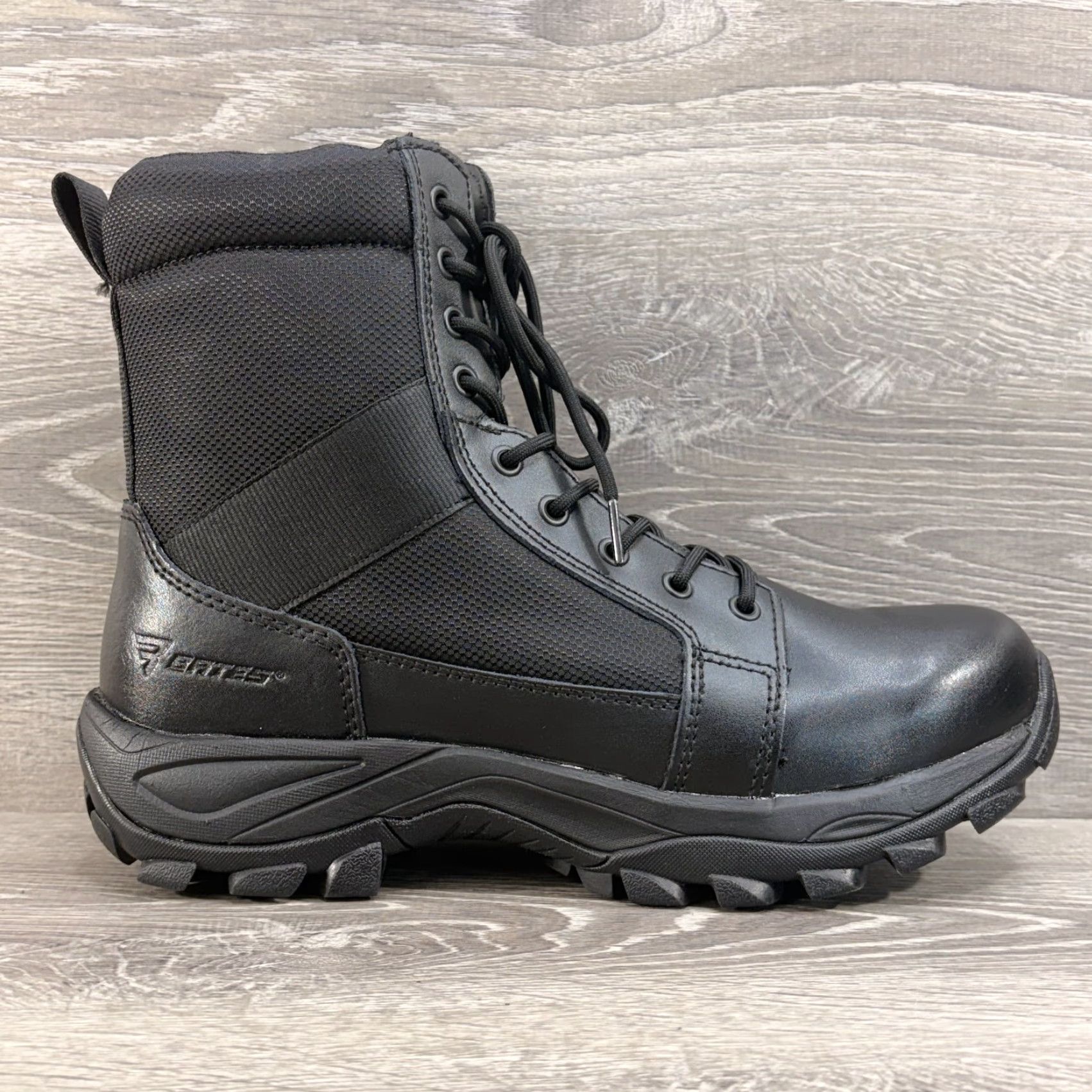Vintage VINTAGE Bates Fuse Mens Boots Black Leather Tactical Military Combat Side Zip Size US 10 / EU 43 - 2 Thumbnail