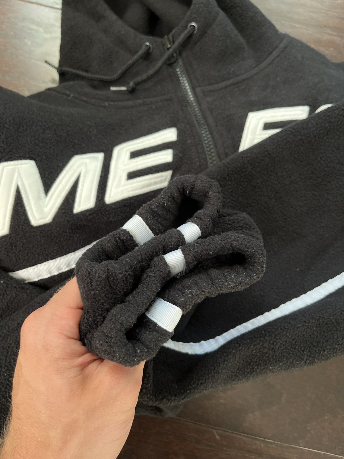 Japanese Brand Supreme spell out 1/4 fleece Size US S / EU 44-46 / 1 - 5 Thumbnail