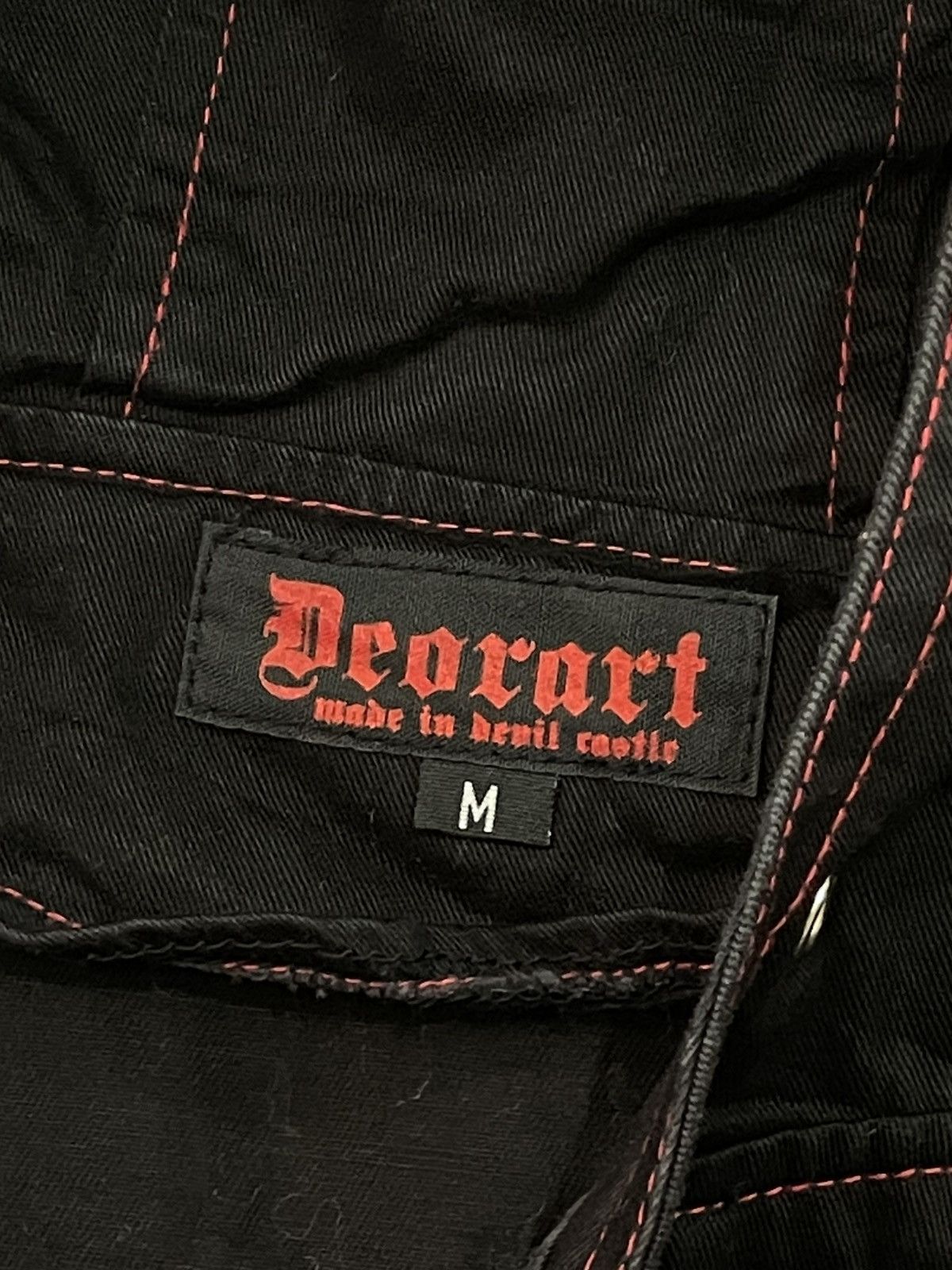 Japanese Brand 🇯🇵 Mad Punk AnarchyTwo Way Vest Hoodie Jacket Deorart Size US M / EU 48-50 / 2 - 3 Thumbnail