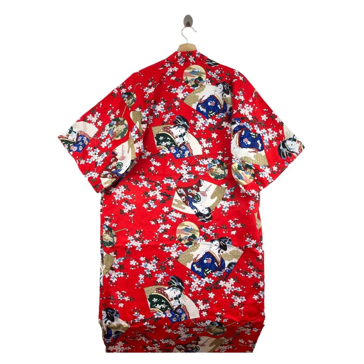 Vintage Vtg 90’ GEISHA JAPAN GEIKO All Over Print Kimono Dragon Size XXL / US 16-18 / IT 52-54 - 2 Thumbnail