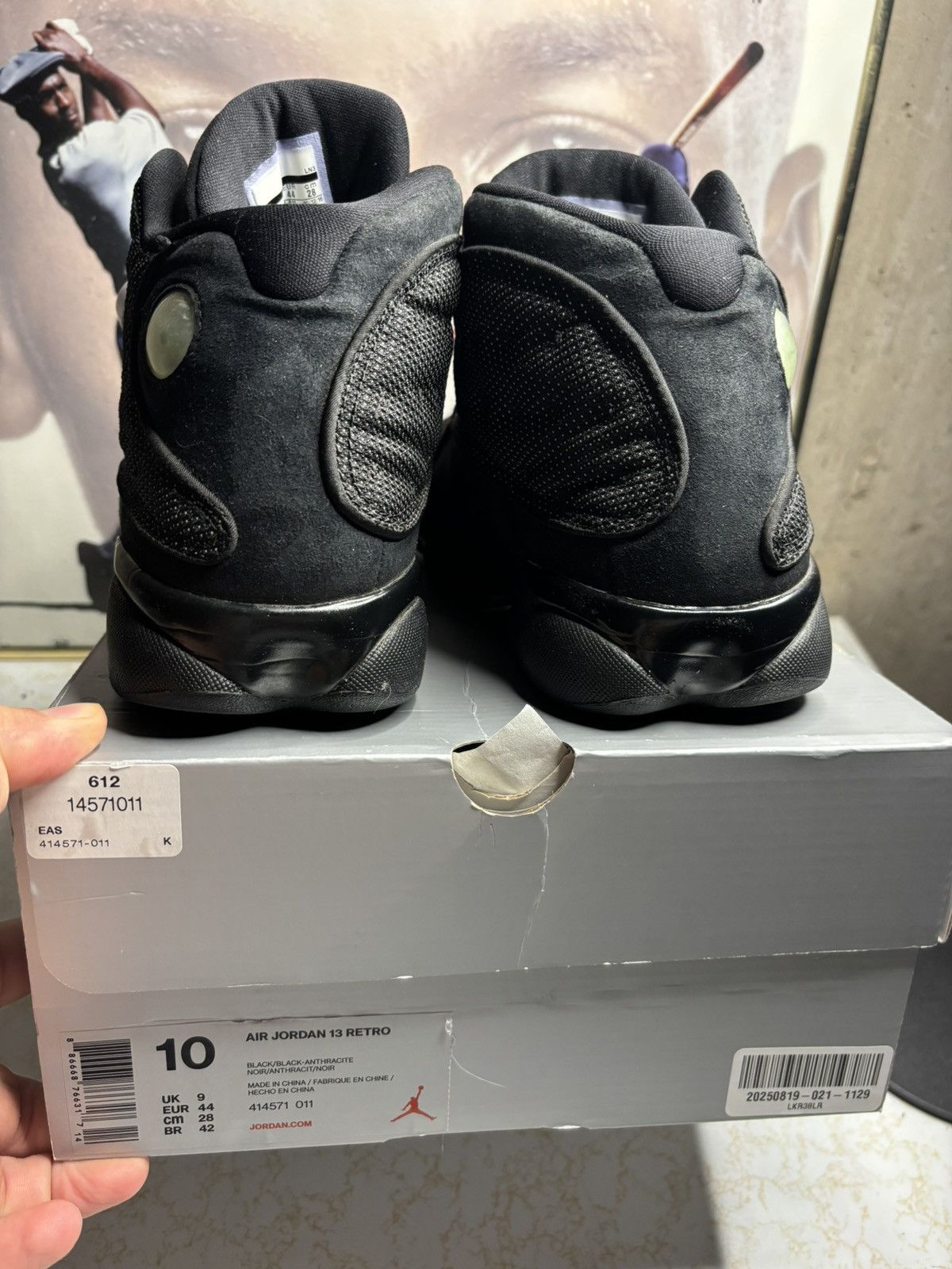 Jordan Brand Jordan Retro 13 ‘black cat’ Size US 10 / EU 43 - 7 Thumbnail