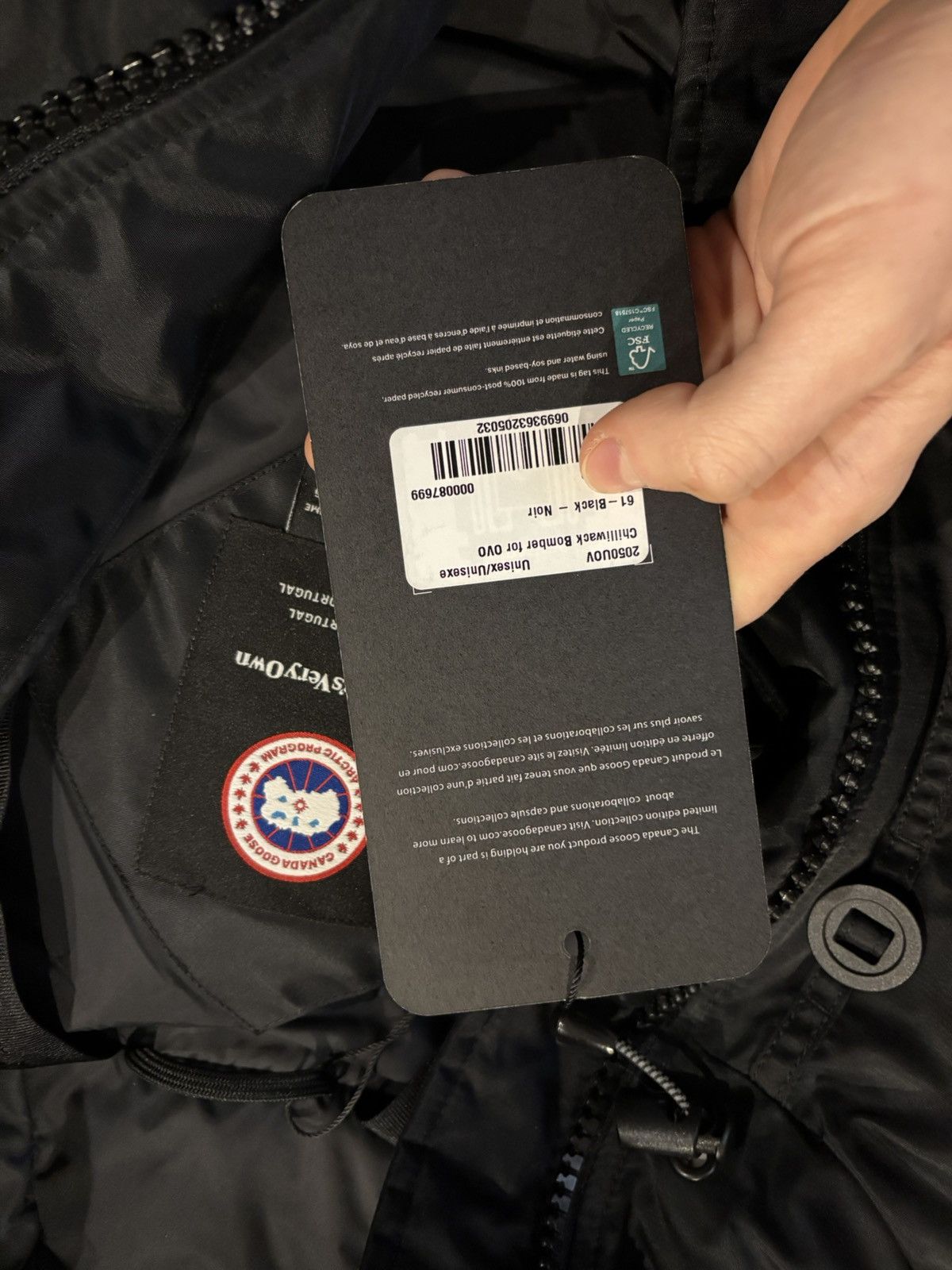 Canada Goose OVO x Canada Goose Black Chilliwack Parka Size US XXS / EU 40 - 8 Thumbnail
