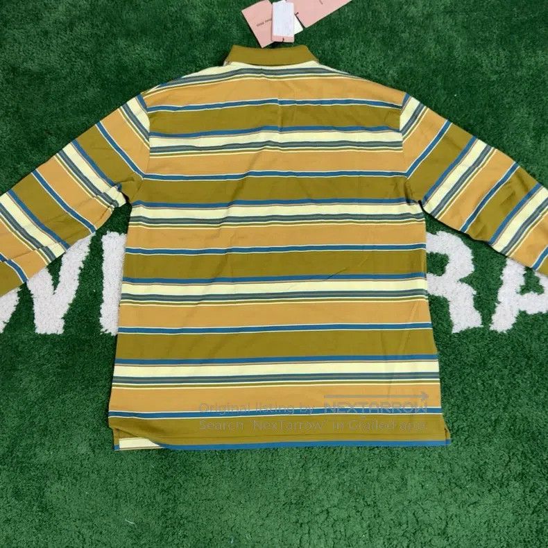 Miu Miu Miu Miu Size M Striped PoLo shirt Size M / US 6-8 / IT 42-44 - 6 Thumbnail