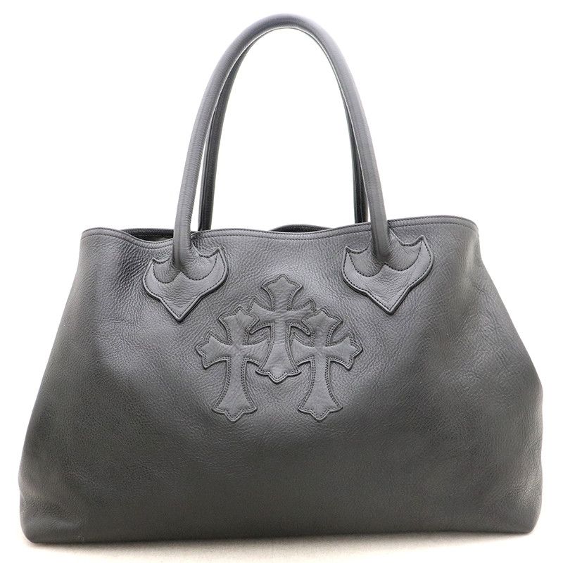 Chrome Hearts Chrome Hearts Triple Cross Patch Double Snap Tote 