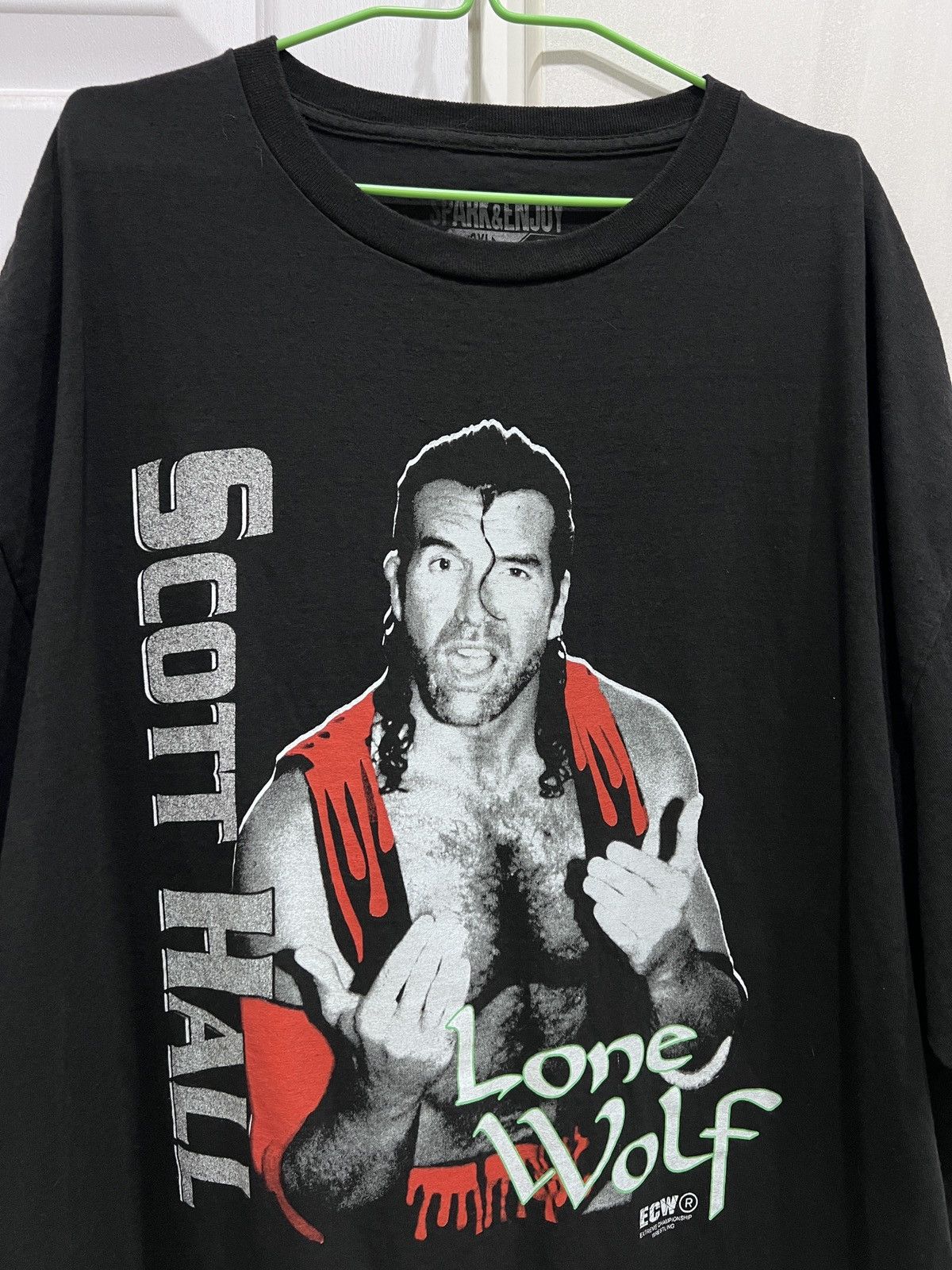 WWE ECW Scott Hall lone wolf Razor Ramon wrestling 3XL Oversized Size US XXL / EU 58 / 5 - 2 Thumbnail