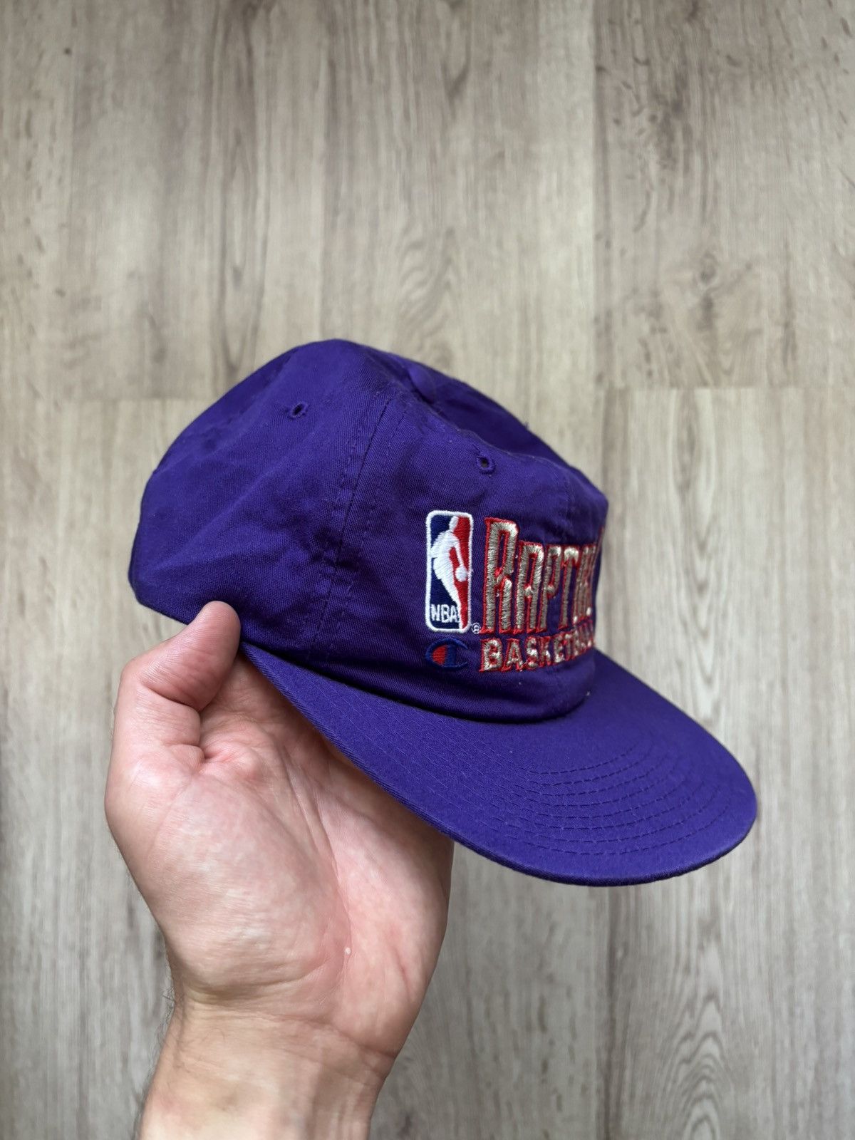 Champion vintage 1990s Toronto Raptors NBA Sports Vtg purlpe Size ONE SIZE - 21 Thumbnail