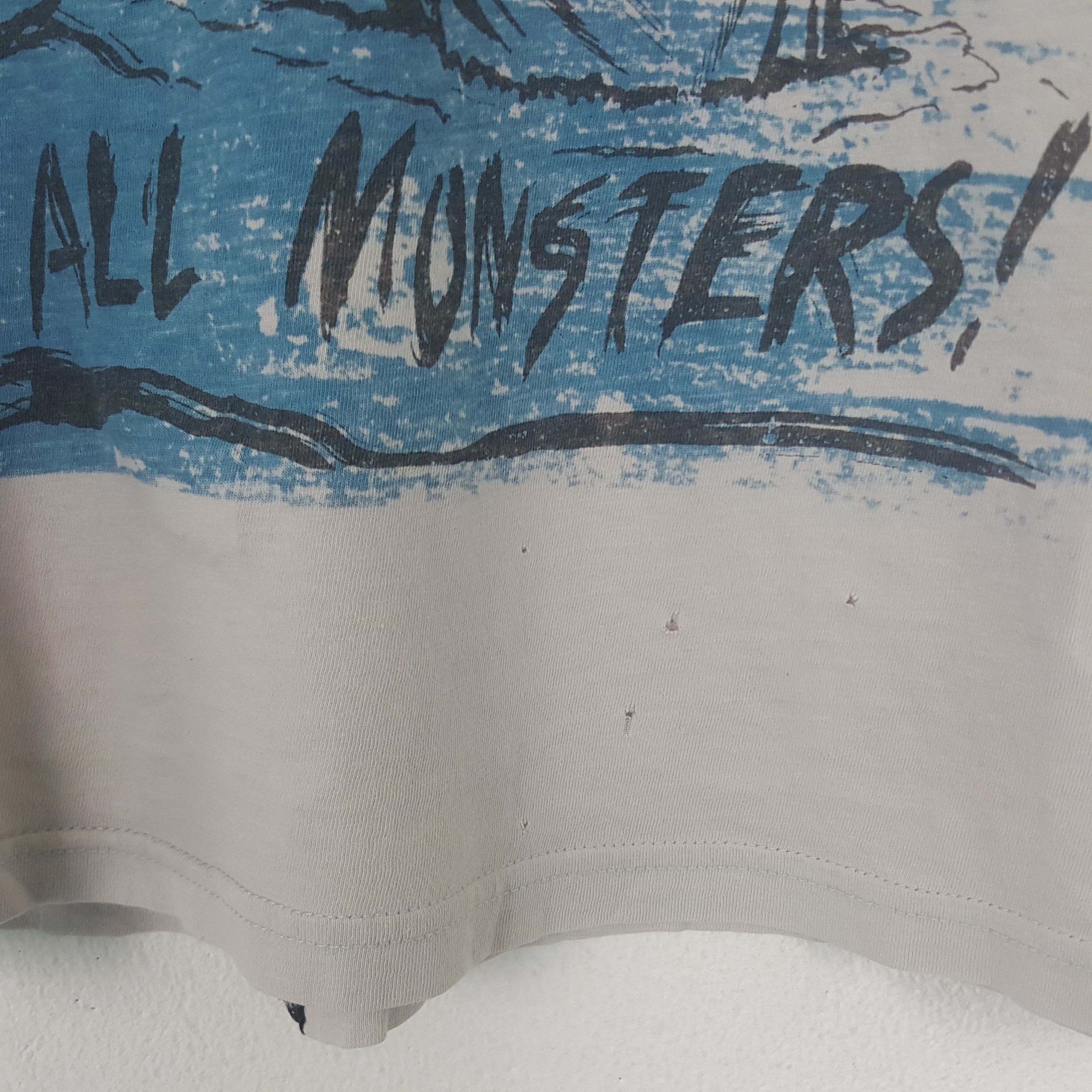Hysteric Glamour × Japanese Brand × Vintage Vintage Hysteric Glamour X Destroy All Monsters Tshirt Size US S / EU 44-46 / 1 - 3 Thumbnail