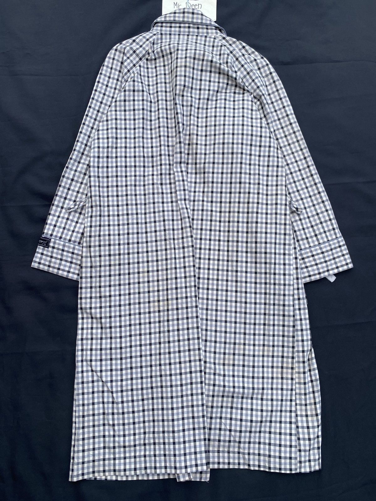 Burberry Vintage Burberry Checkered Long Coat Size US L / EU 52-54 / 3 - 17 Thumbnail