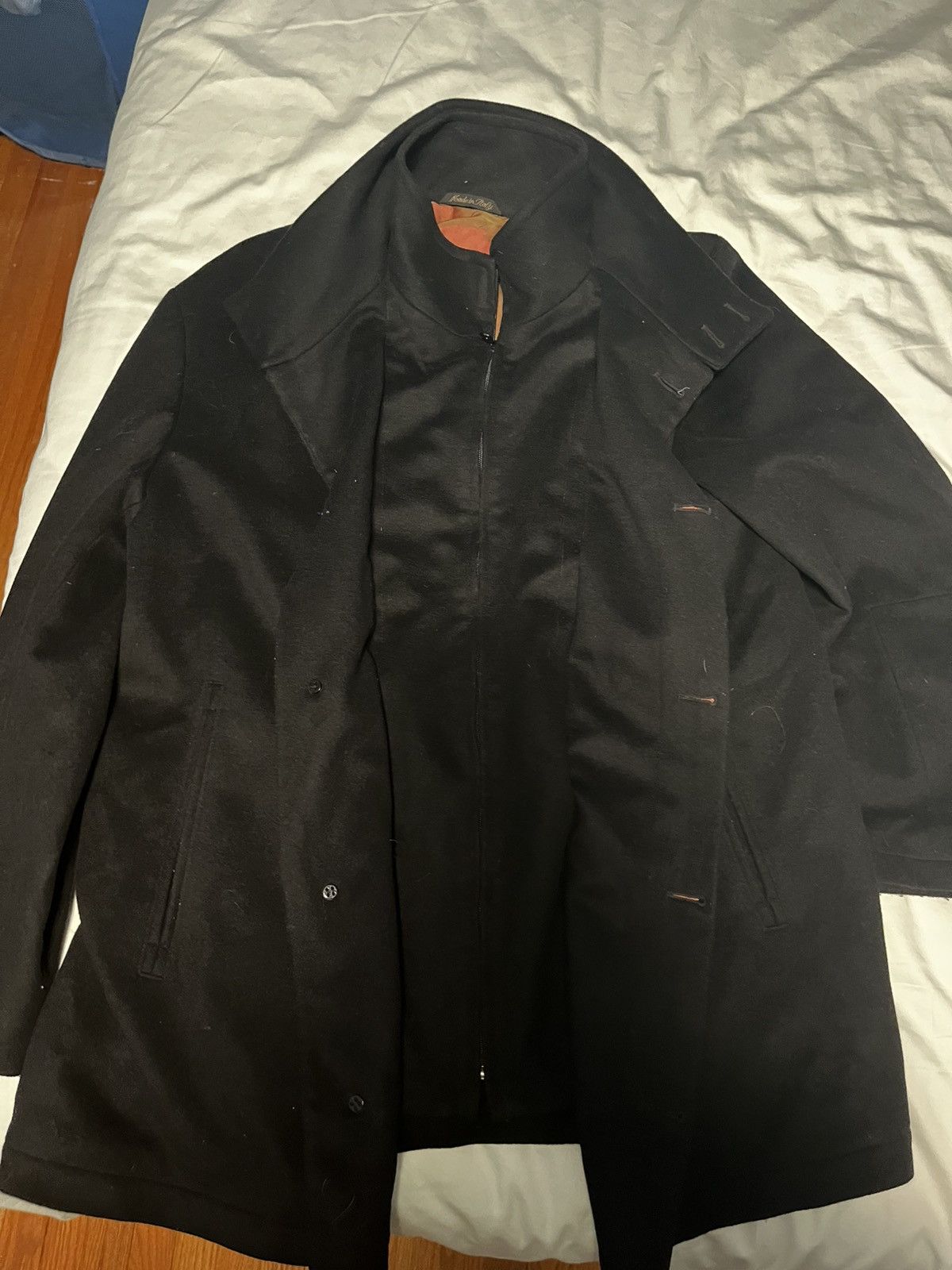 Other Mario Valente Italian Wool Coat - Men’s L Size US L / EU 52-54 / 3 - 1 Thumbnail