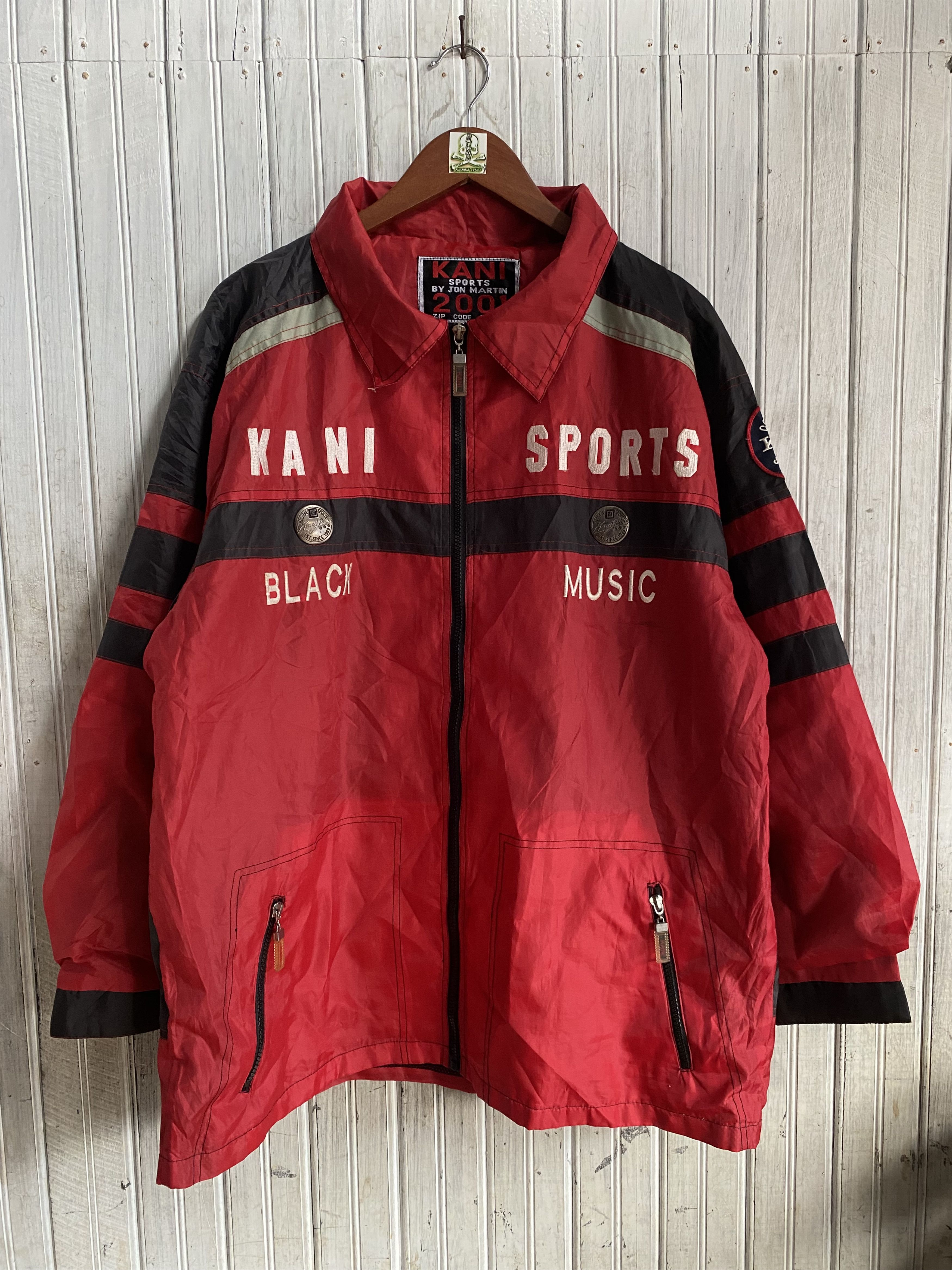 90s Karl Kani nylon jacket us hiphop y2k