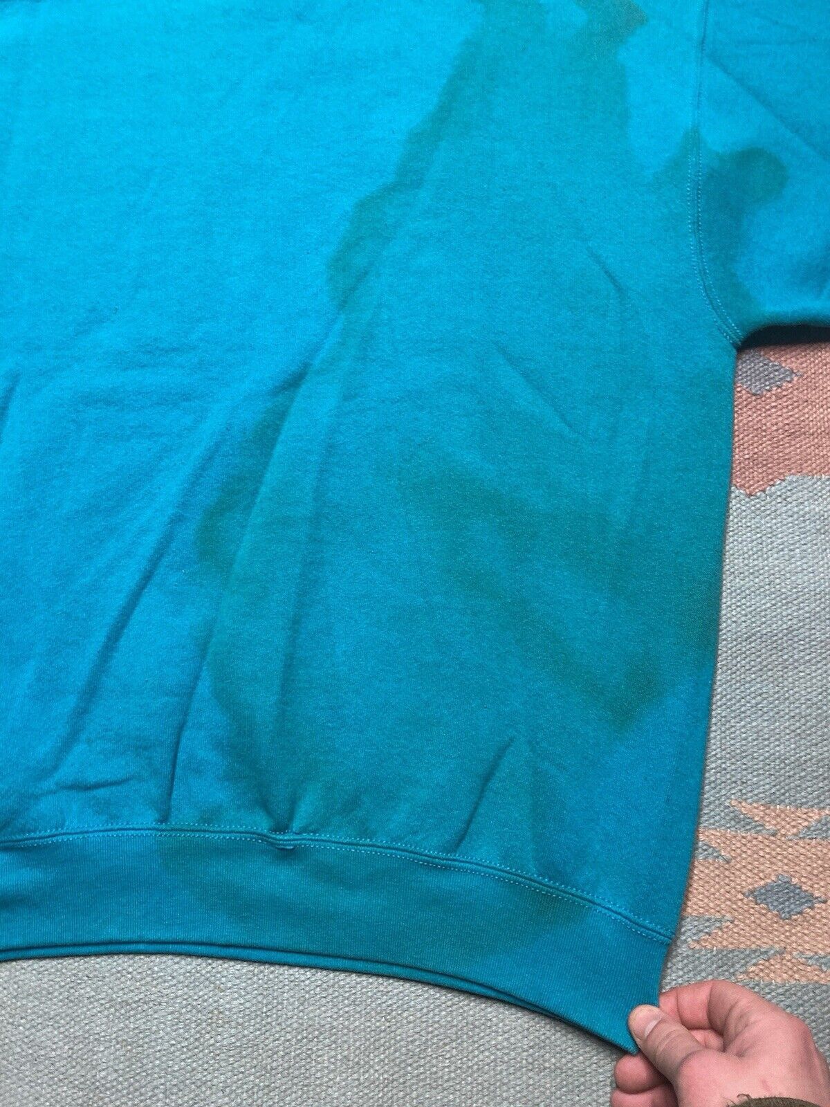 Vintage Vtg 90s crewneck sweatshirt blank plain pullover adult XL Size US XL / EU 56 / 4 - 7 Thumbnail