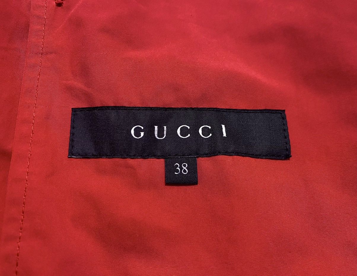 Gucci Gucci 2009 Red Polyester Trench Coat Water/Windproof Jacket Size XS / US 0-2 / IT 36-38 - 17 Thumbnail