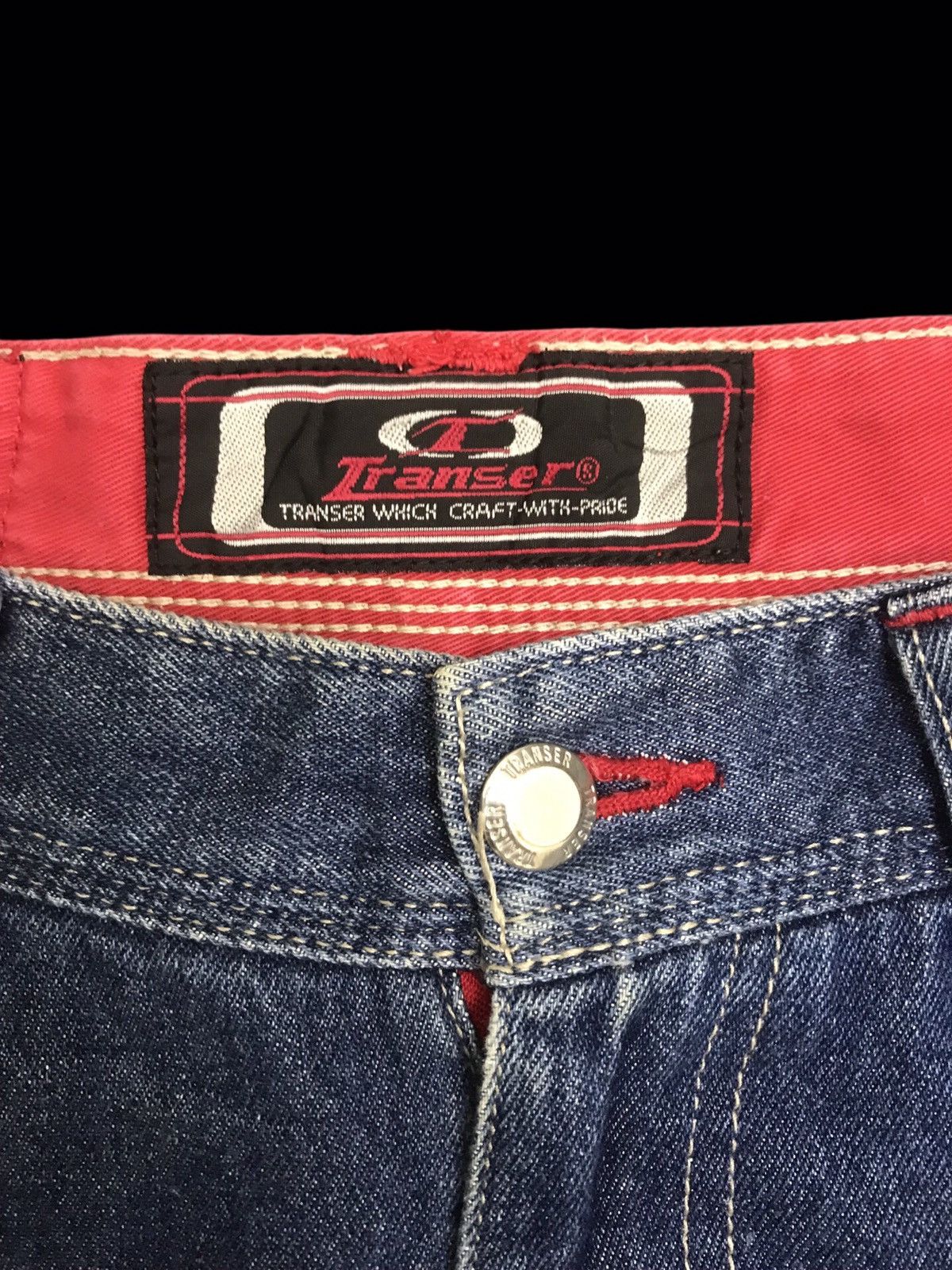 Japanese Brand 💥BAGGY💥TRANSER BAGGY RAPPER DENIM F294 Size US 27 - 5 Thumbnail