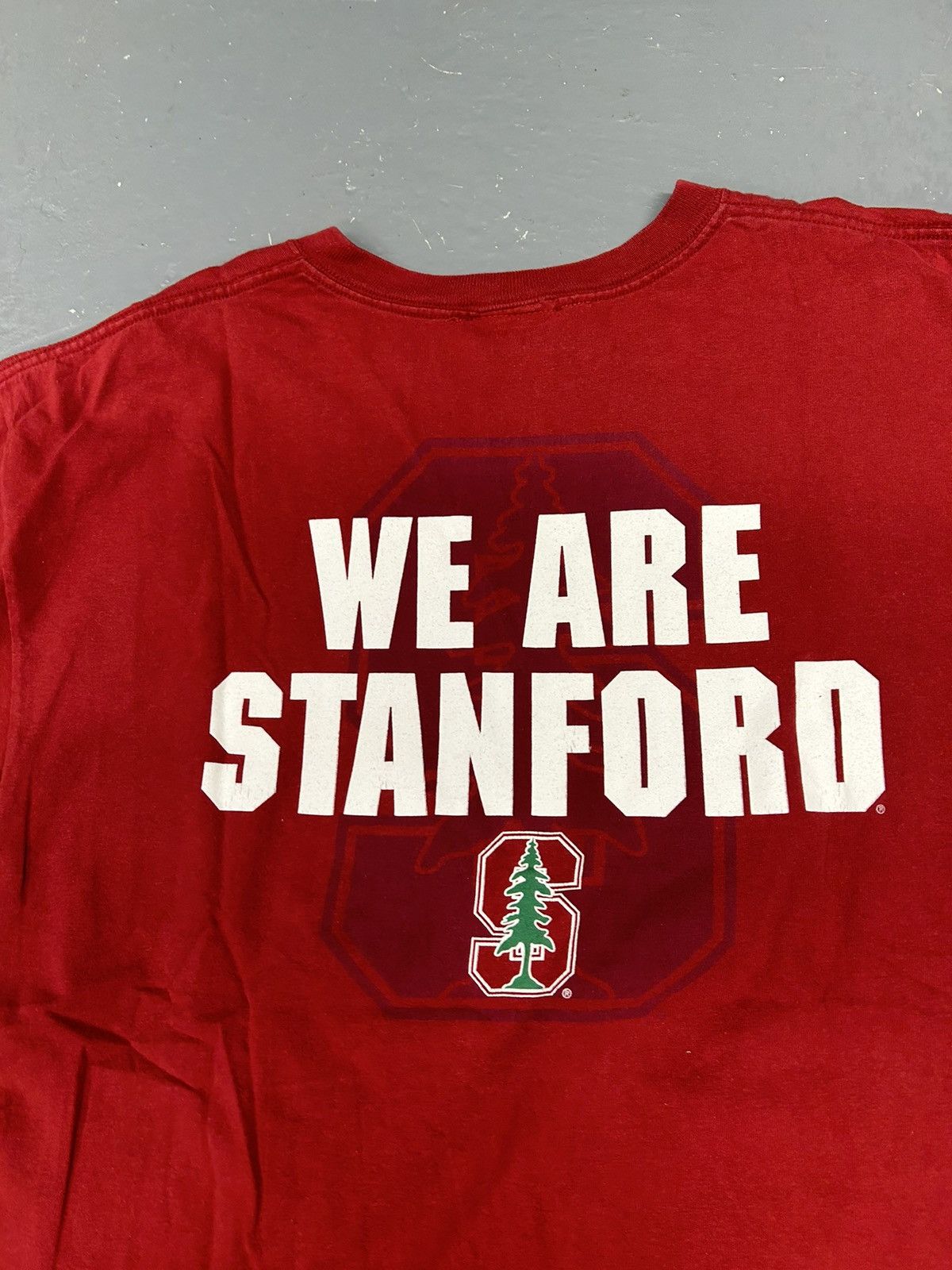 Nike × Vintage Crazy Vintage Y2K Essential Red Stanford University T-Shirt Size US XL / EU 56 / 4 - 2 Thumbnail