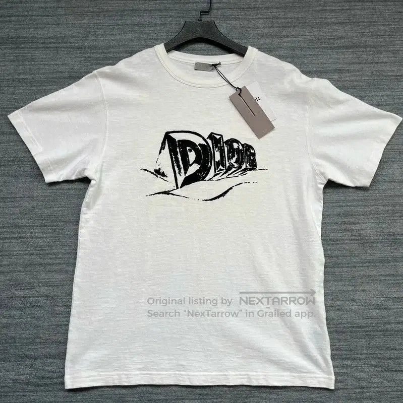 Dior Dior Summer White Cotton T-Shirt for Men . Size US L / EU 52-54 / 3 - 1 Thumbnail