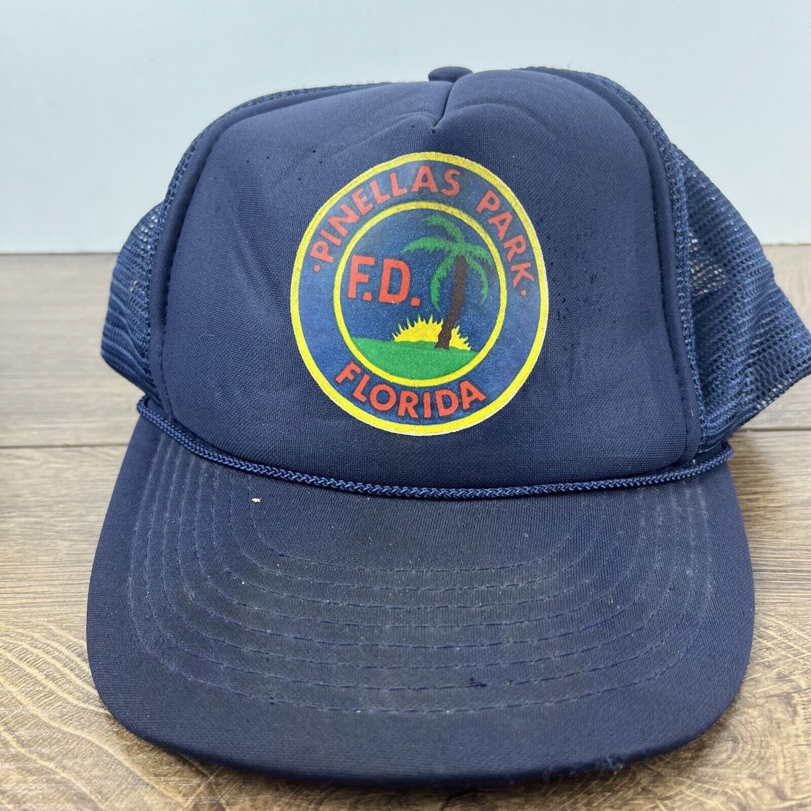 Other Pinellas Park Florida Hat Snapback Hat Blue Adjustable Hat B Size ONE SIZE - 4 Thumbnail