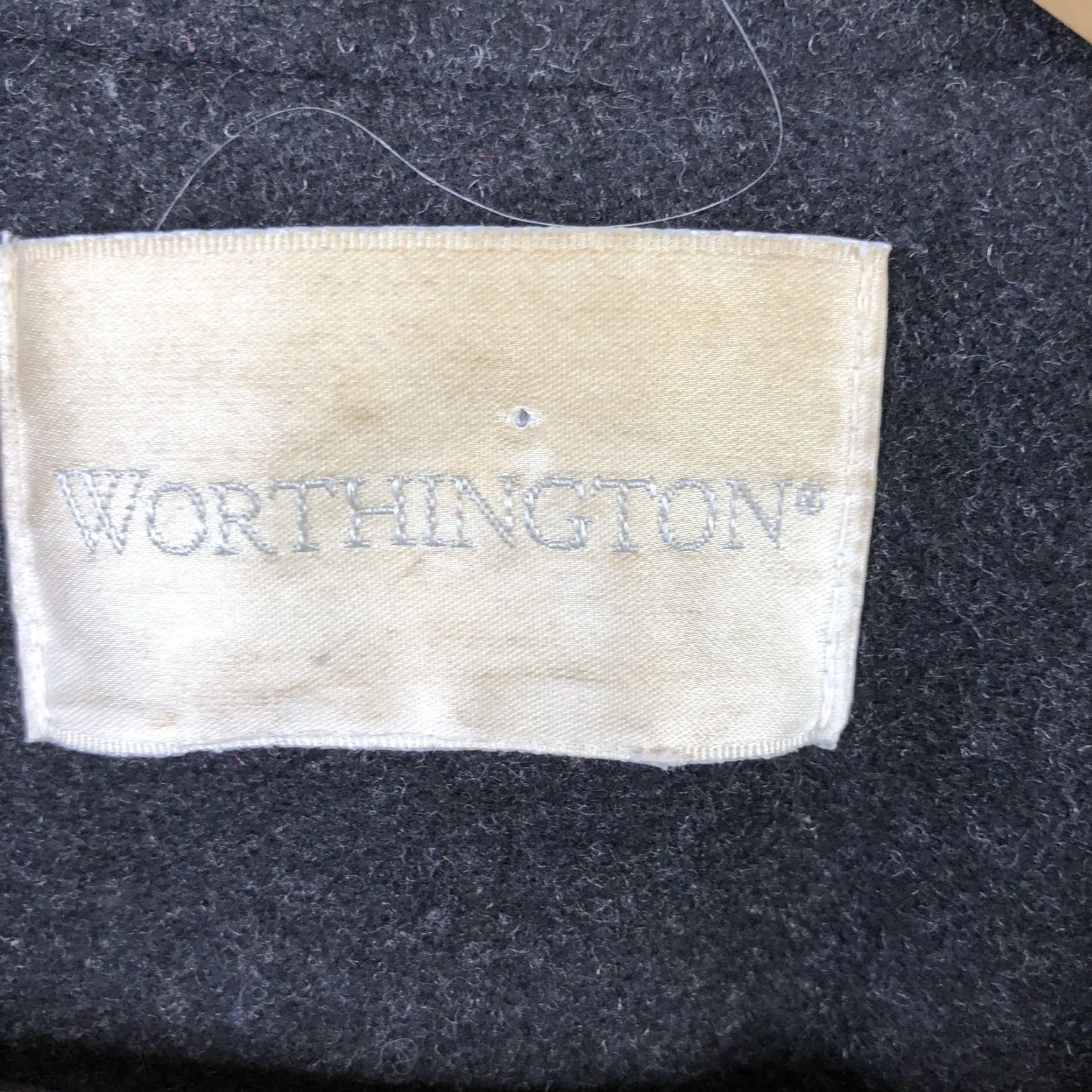 Worthington VINTAGE Worthington Coat Womens M Gray Cashmere Blend Long Overcoat Old Money Luxury Size M / US 6-8 / IT 42-44 - 6 Thumbnail