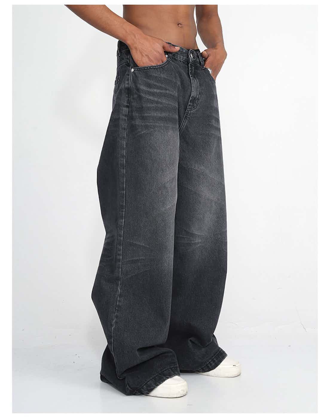 Designer × Japanese Brand × Vintage retro washed faded bootcut baggy flared jeans Size US 34 / EU 50 - 5 Thumbnail