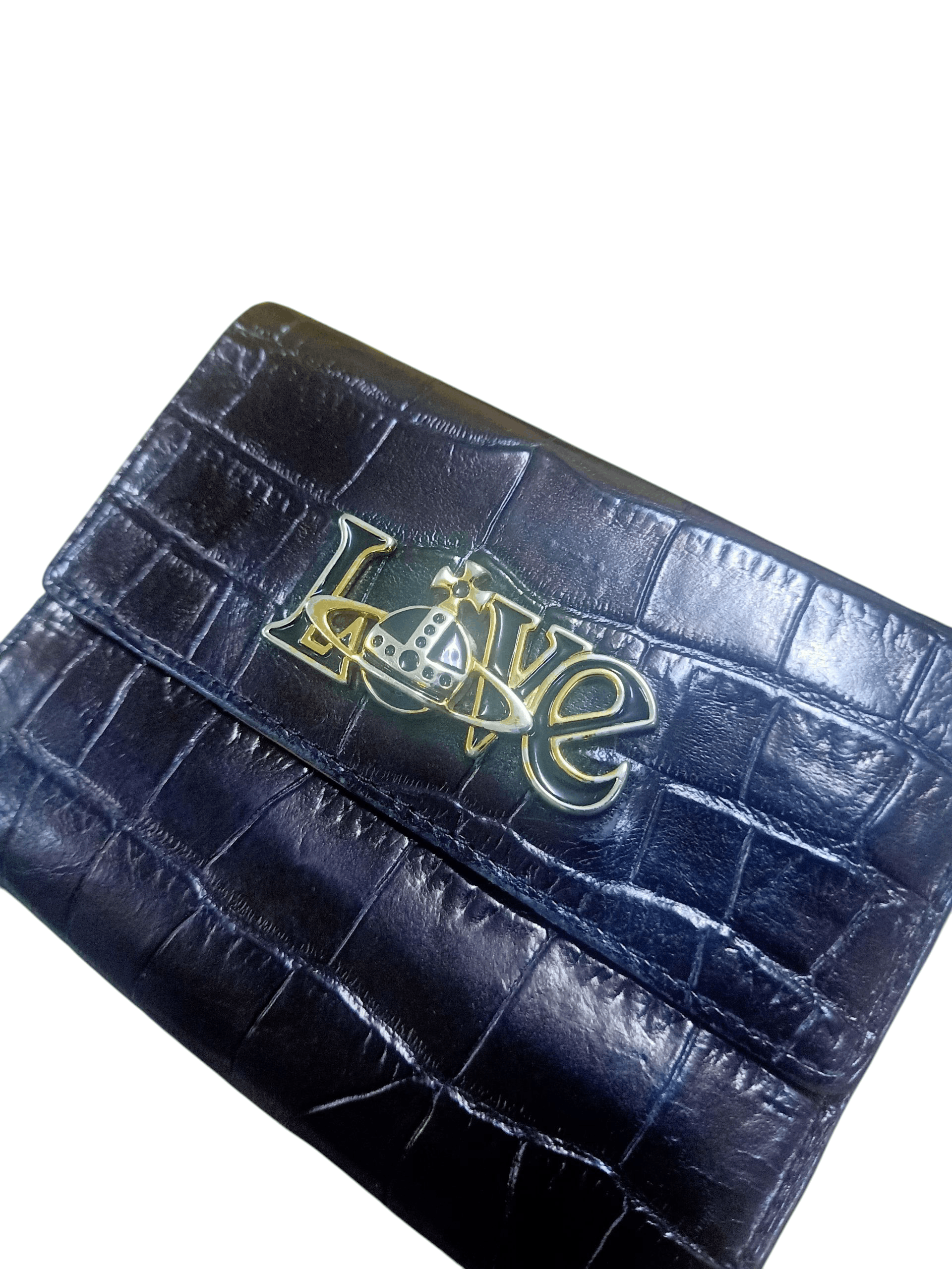Vivienne Westwood Vivienne Westwood Crocodile Embossed Leather Wallet Purse. Size ONE SIZE - 2 Thumbnail