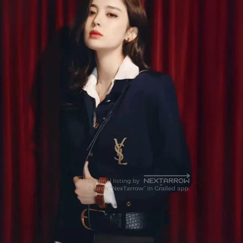 Saint Laurent Paris Saint Laurent Paris Golden Logo Nautical Shirt Jacket Size XS / US 0-2 / IT 36-38 - 7 Thumbnail