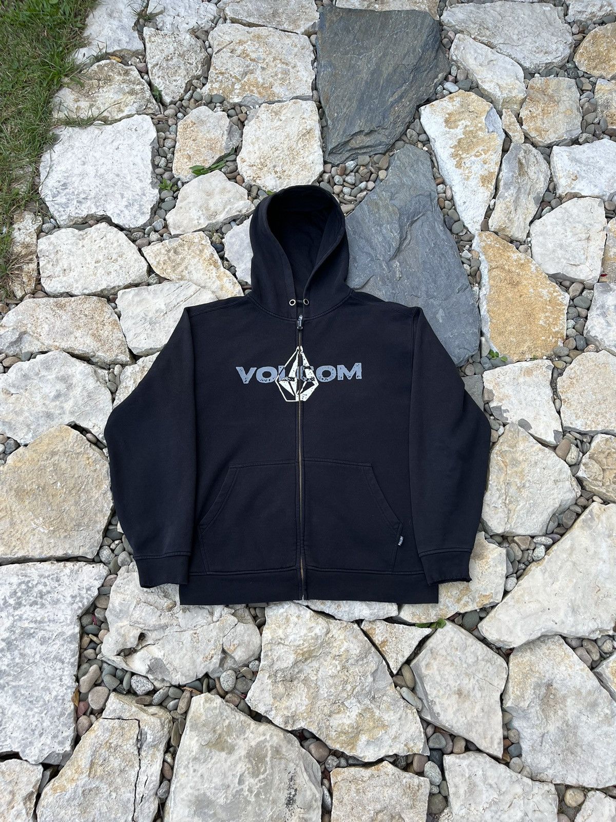 Vintage × Volcom Vintage Volcom y2k zip hoodie big logo sweatshirt retro Size US L / EU 52-54 / 3 - 1 Thumbnail