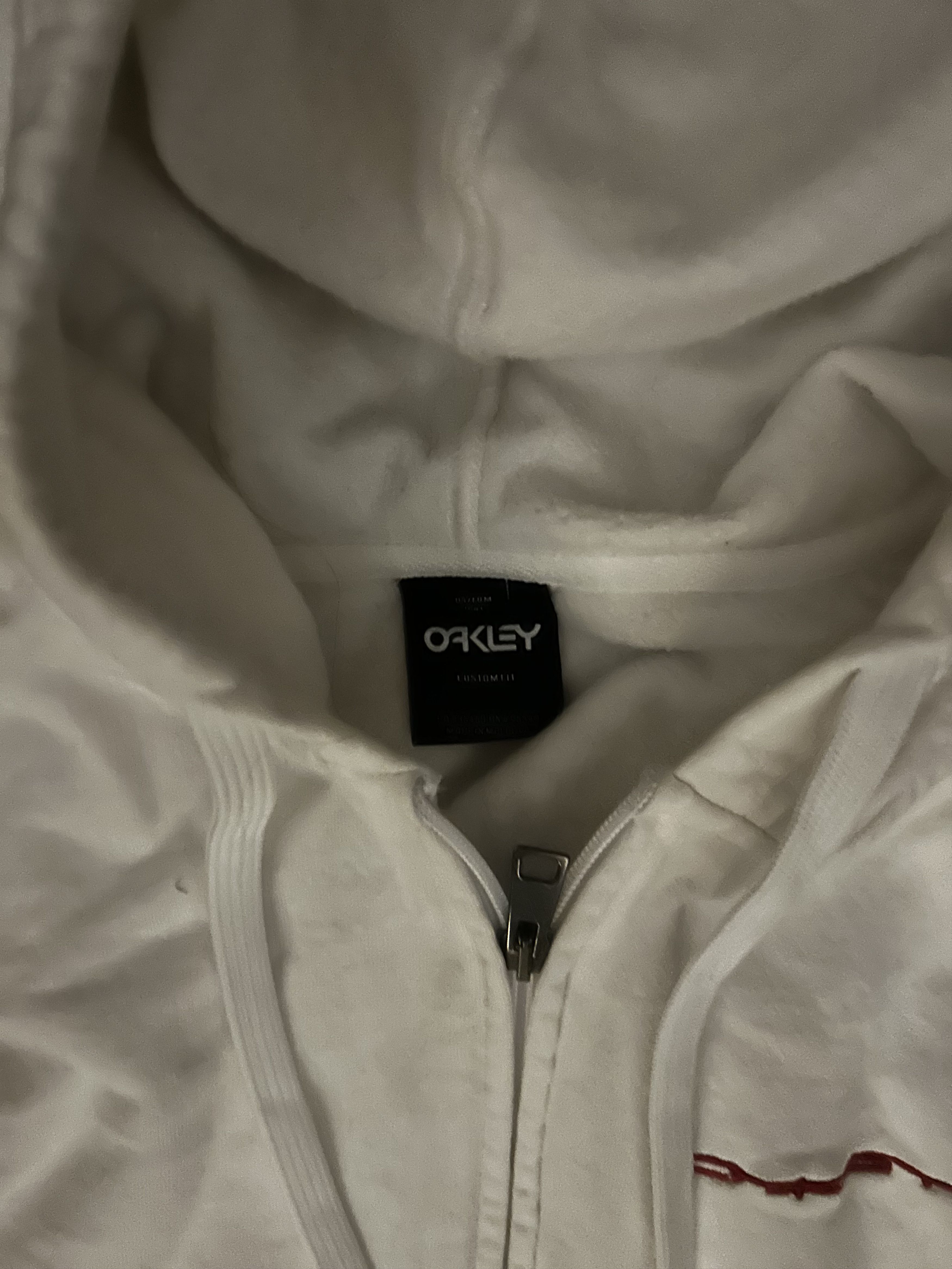Oakley White Oakley Zip Up Size US S / EU 44-46 / 1 - 2 Thumbnail
