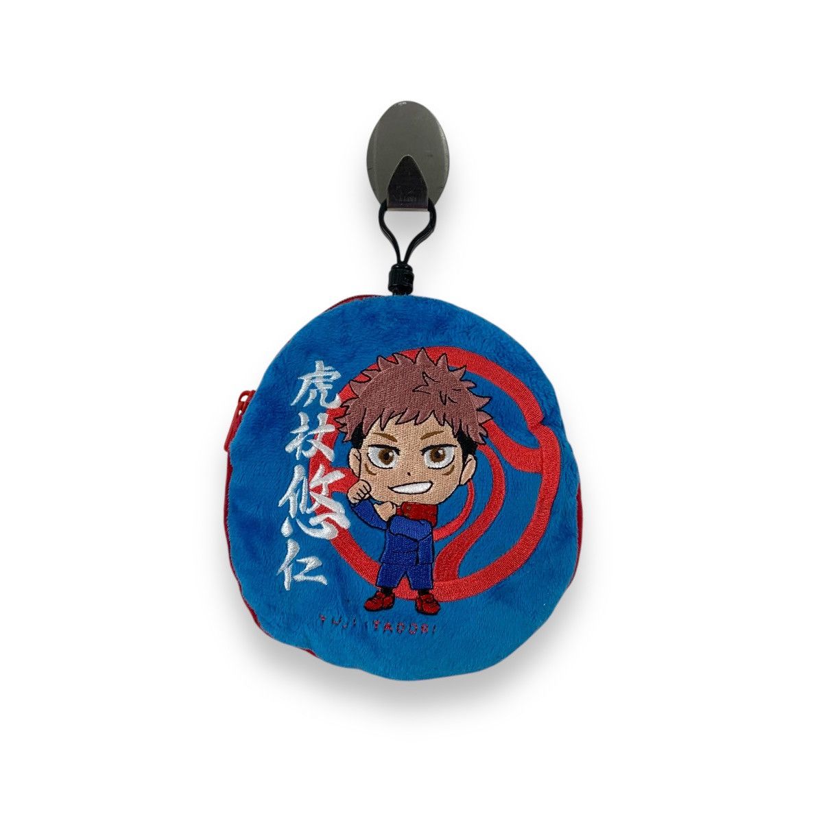 Japanese Brand JUJUTSU KAISEN Yuji Itadori Plush Coin Pouch with Clip Anime Size ONE SIZE - 1 Thumbnail