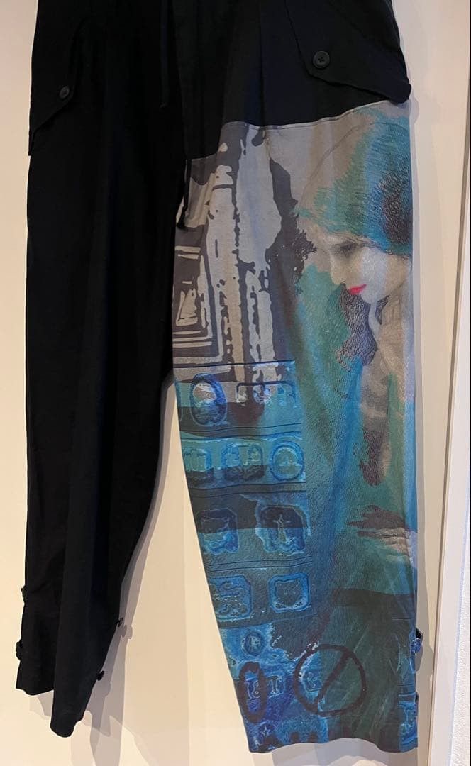 Yohji Yamamoto Yohji Yamamoto POUR HOMME Madonna Print Pants Size US 37 - 3 Thumbnail