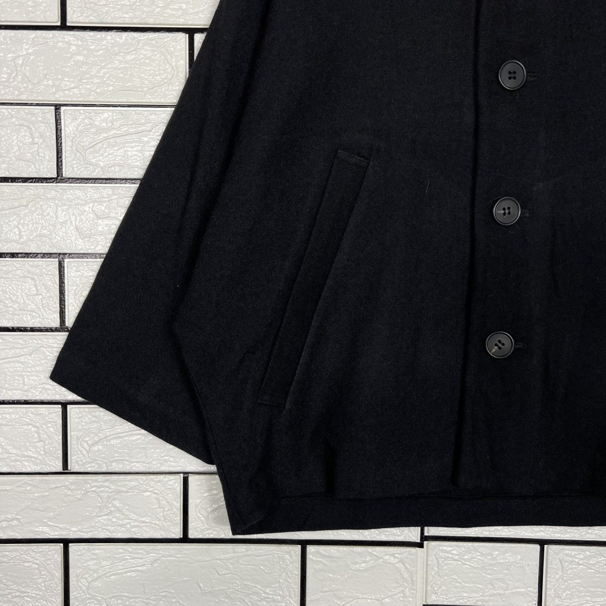Japanese Brand FACTORY Made in Japan Stand Collar Wool Jacket #4117-C187 Size US S / EU 44-46 / 1 - 5 Thumbnail