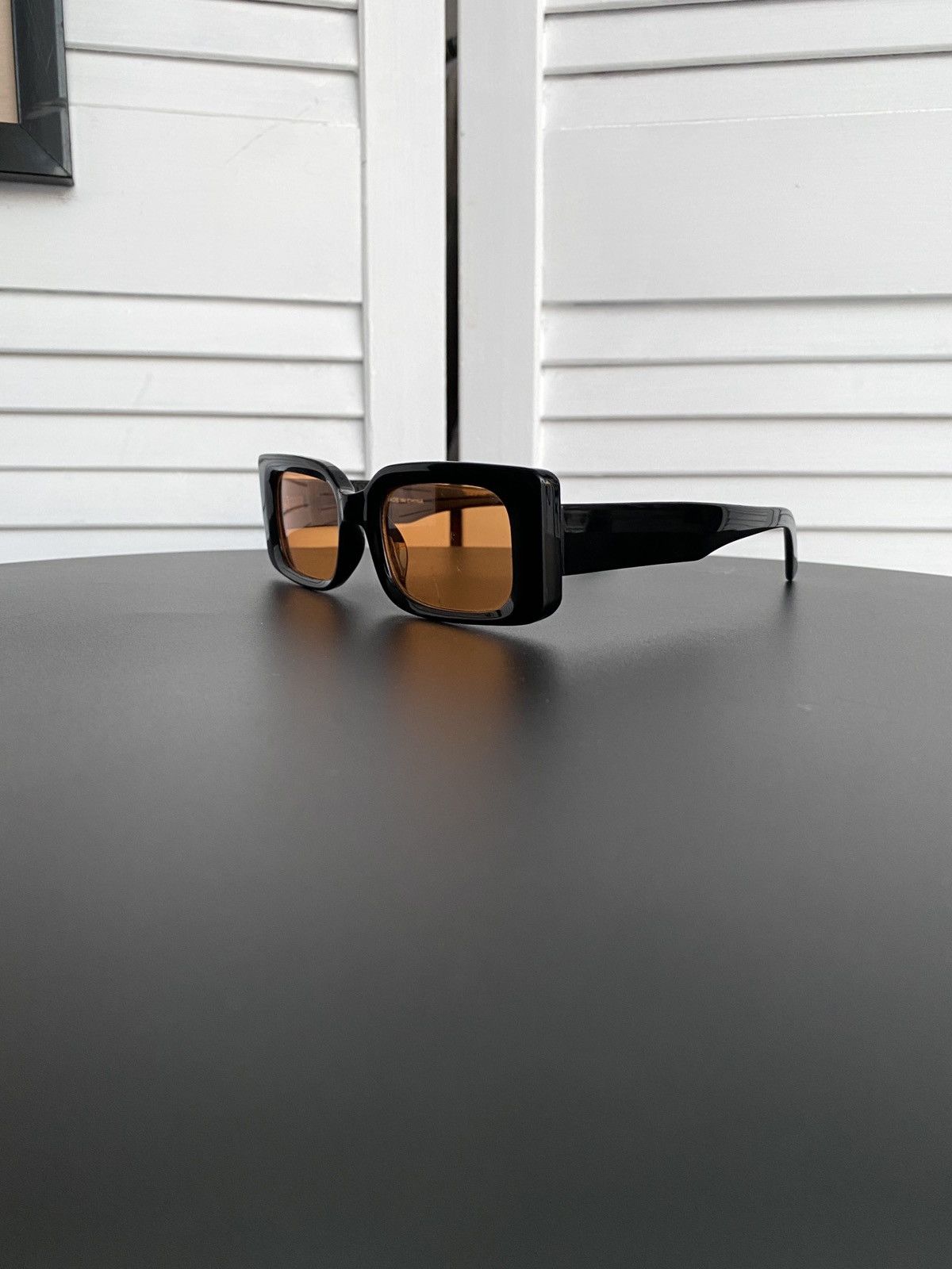 Japanese Brand × Vintage Vintage Y2K Orange Lenses Massive Frame Sunglasses Opium Size ONE SIZE - 10 Thumbnail