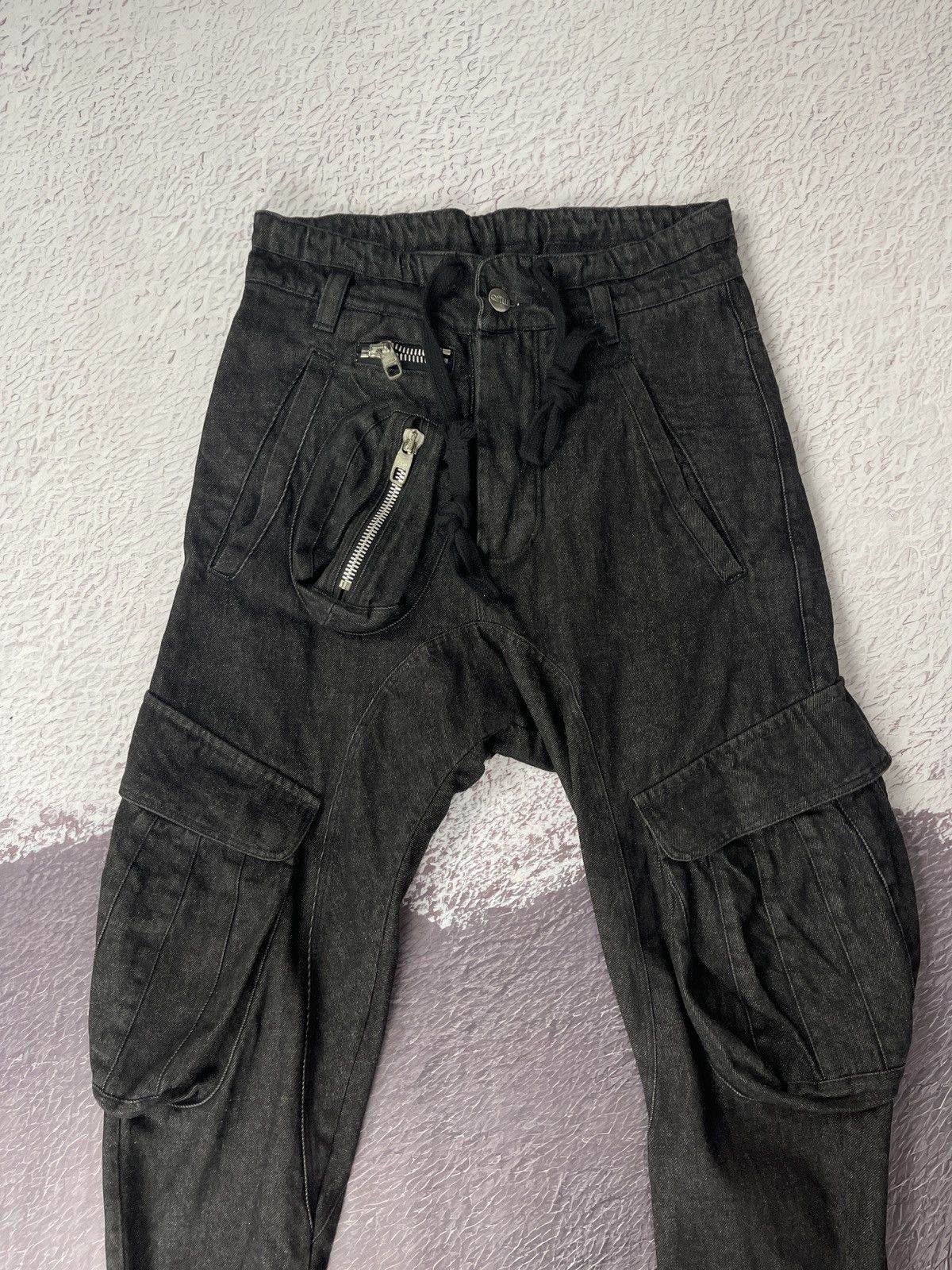 Japanese Brand Robert Kupisz QПШ utility cargo denim pants multipocket Size US 30 / EU 46 - 6 Thumbnail