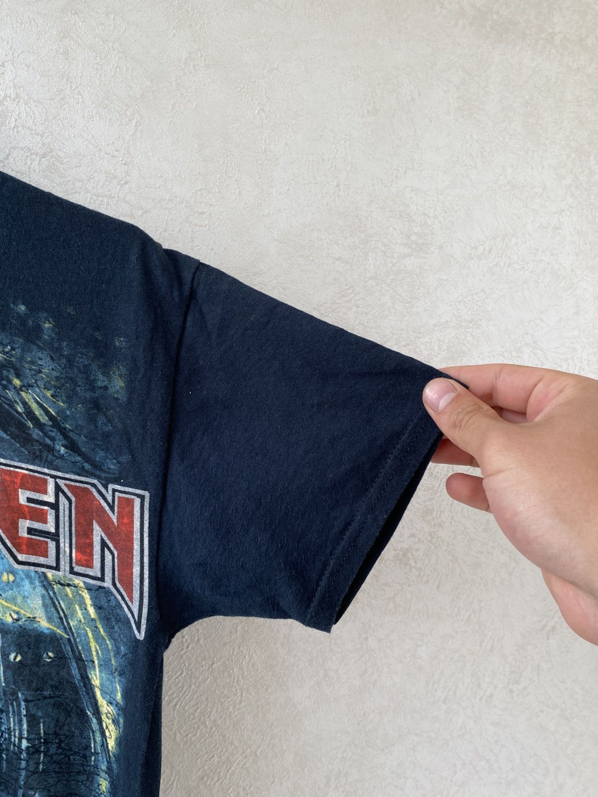 Vintage Vintage Iron Maiden Aces High Band Graphic Print T Shirt M Size US M / EU 48-50 / 2 - 12 Thumbnail