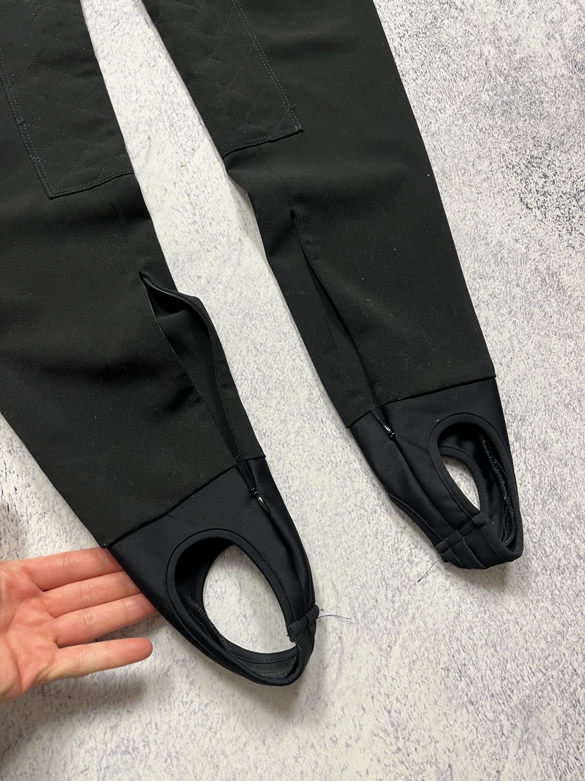 Moncler Moncler Women’s Pants Stretch Ski Stirrup Leggings Black Size 30" / US 8 / IT 44 - 4 Thumbnail