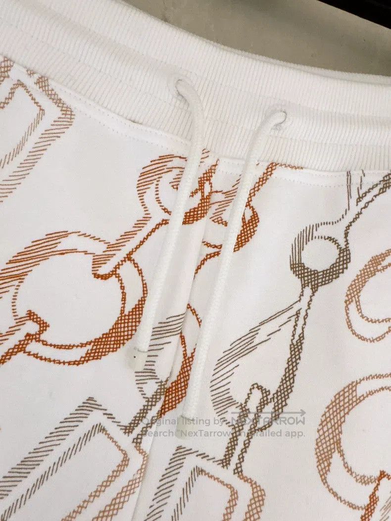 Hermes Hermes White drawstring sport shorts Size 42" / US 20 - 5 Thumbnail