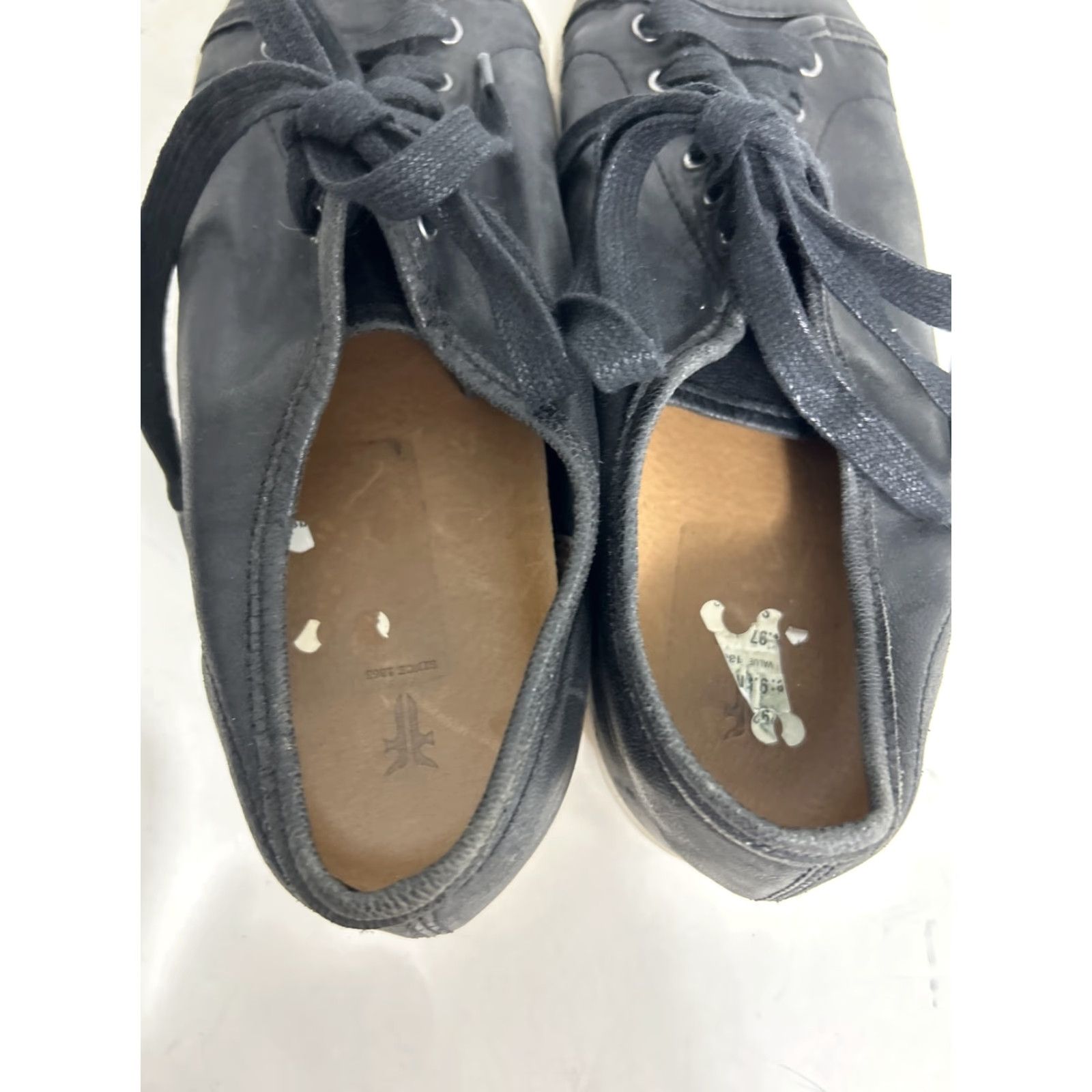 Frye Frye Mindy Black Low Top Leather Lace Up Sneaker Shoes Women 9.5 m Size M Comfort Lightweight Rubber Sole Casual Walking Shoes Size L / US 10 / IT 46 - 6 Thumbnail
