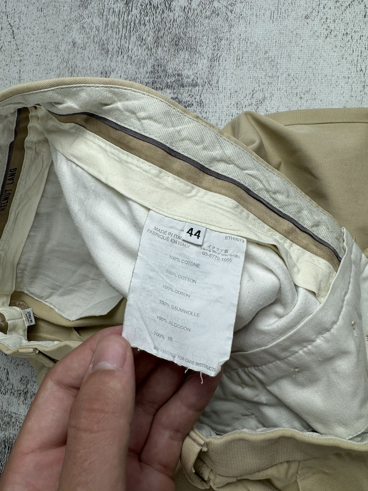 Helmut Lang Helmut Lang 1990S Flat Front Very Rare Trousers Bottoms Pants Size 30" / US 8 / IT 44 - 18 Thumbnail