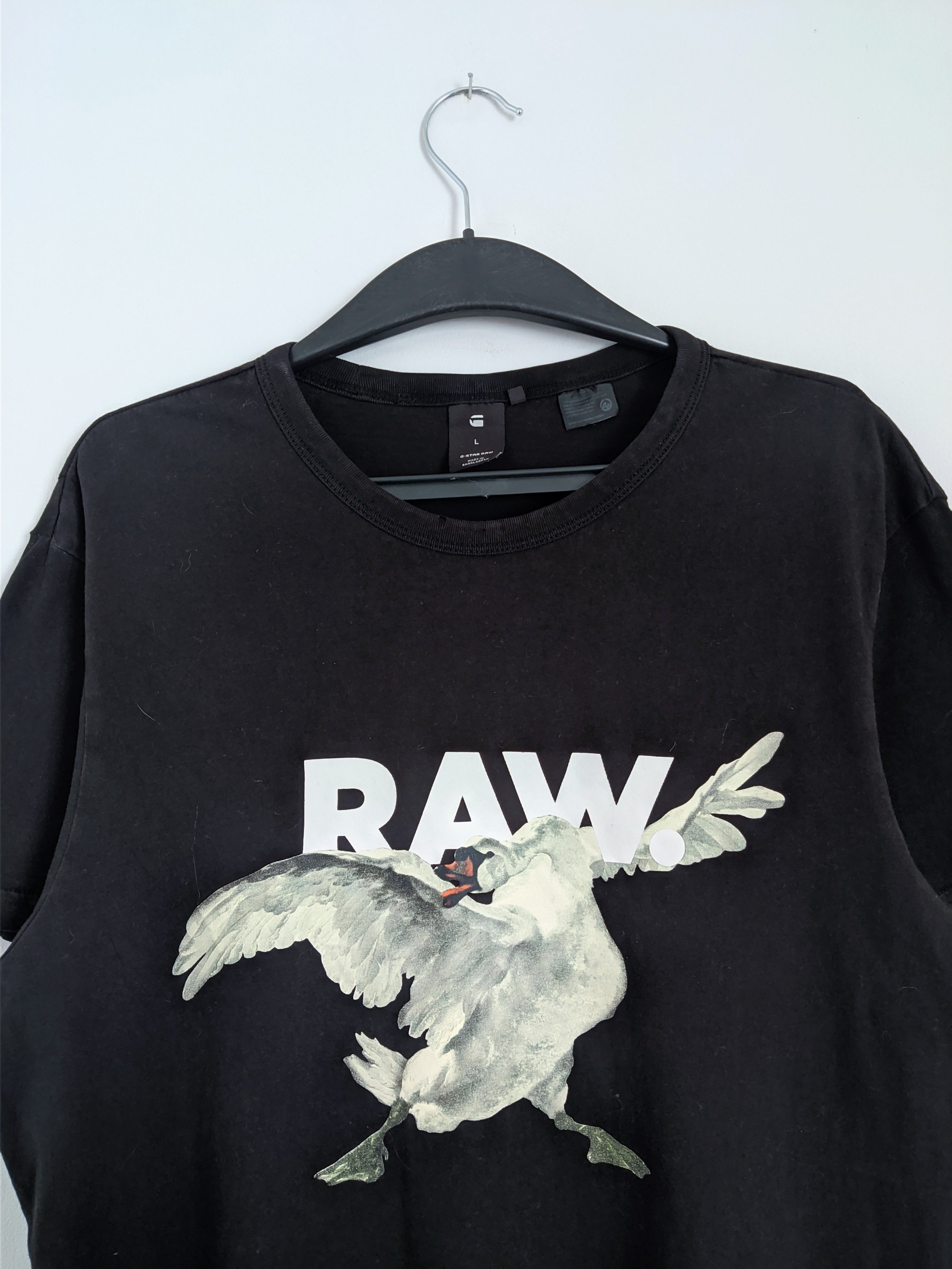 G-Star G-Star Raw tshirt printed big logo crew neck Size US L / EU 52-54 / 3 - 2 Thumbnail
