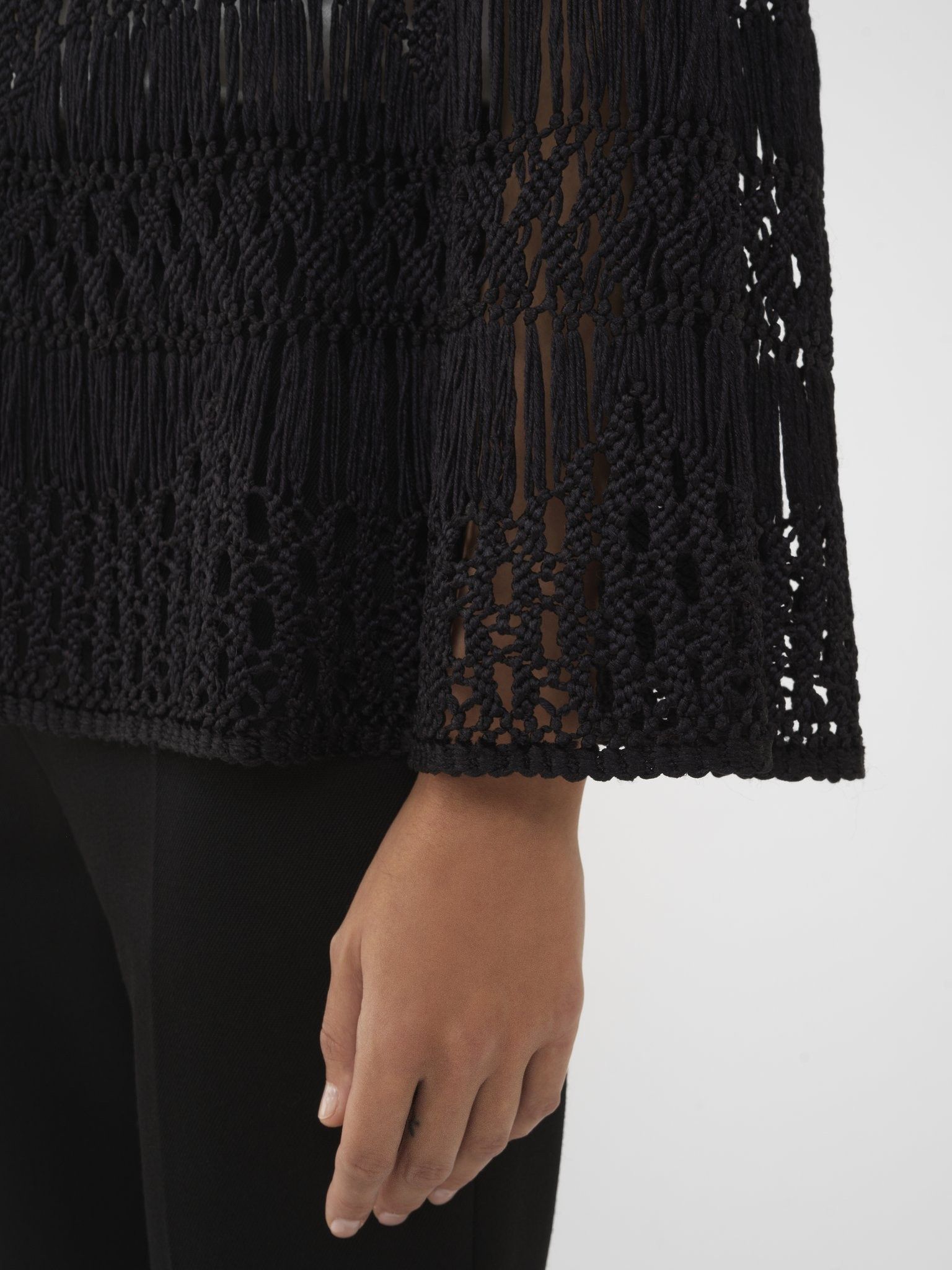 Chloe o1loc1c0325 CHC24 Coat in Black Size S / US 4 / IT 40 - 6 Thumbnail