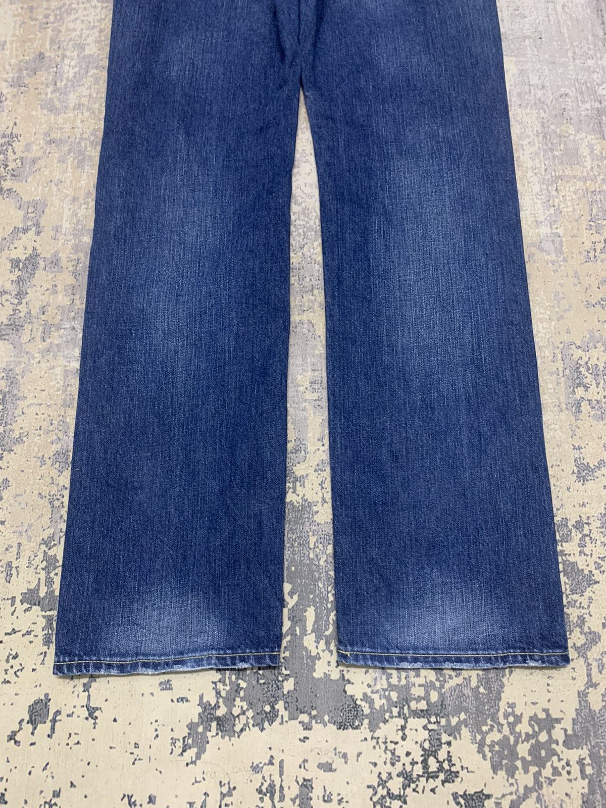 Japanese Brand Japanese Brand Distressed Blue Denim Straight Leg Jeans Size US 33 - 13 Thumbnail