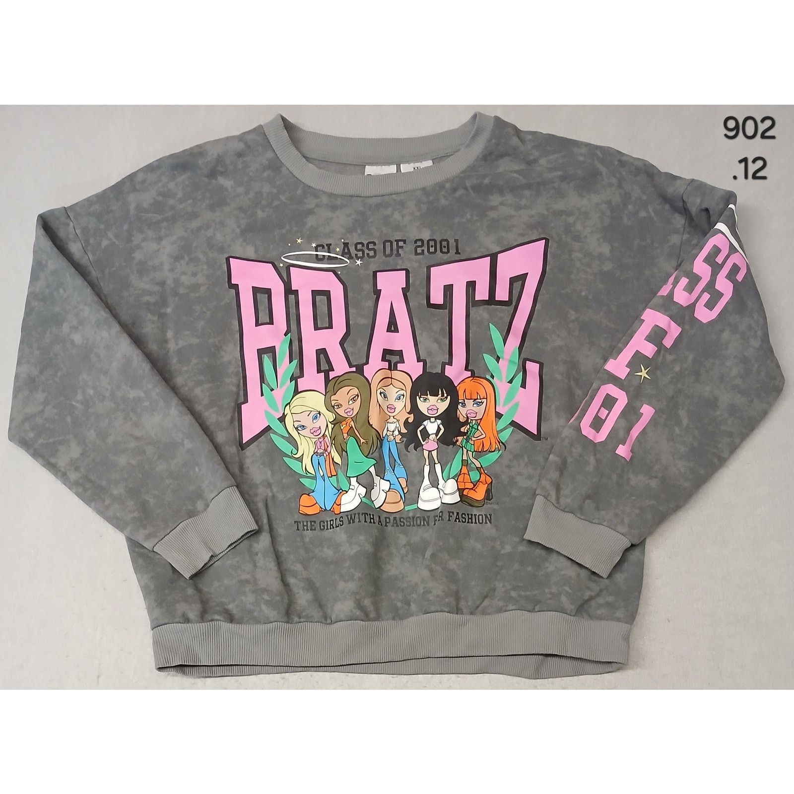 Other BRATZ (2XL) Women's Gray Crew Neck Pullover Sweatshirt Size XXL / US 16-18 / IT 52-54 - 1 Thumbnail